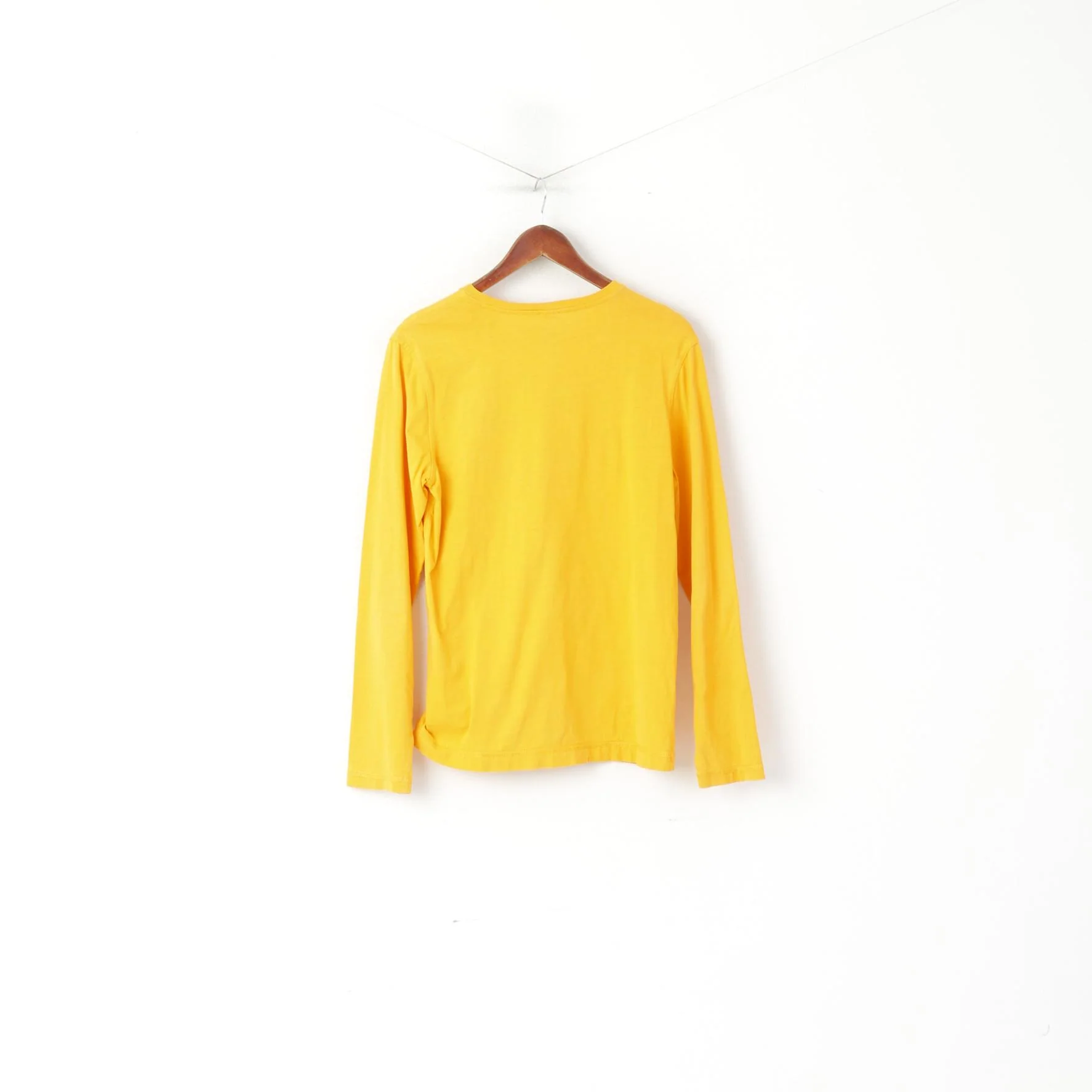 S. Oliver Youth XL 176 Shirt Orange Cotton Graphic Georgetown Long Sleeve Top - Image 7