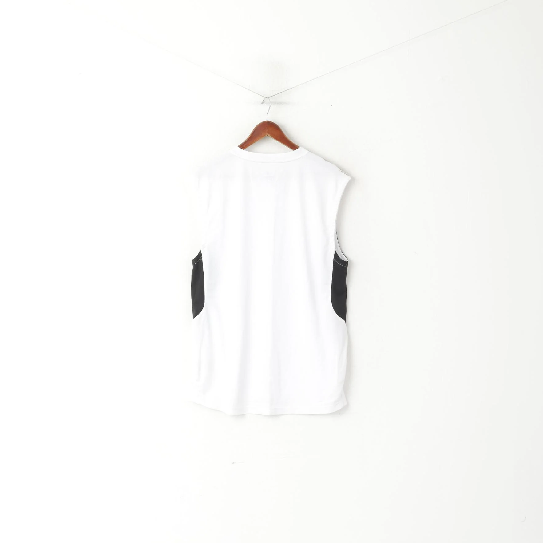 Umbro Men XXL Shirt White Diamond Pro Series Sleeveless Sport Training Jersey Top - Image 6