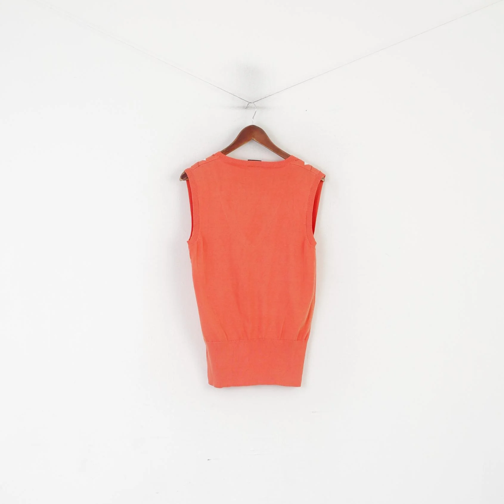 Galvin Green Men S Waistcoat Orange Diamond Cotton V Neck Sportswear Vest - Image 6
