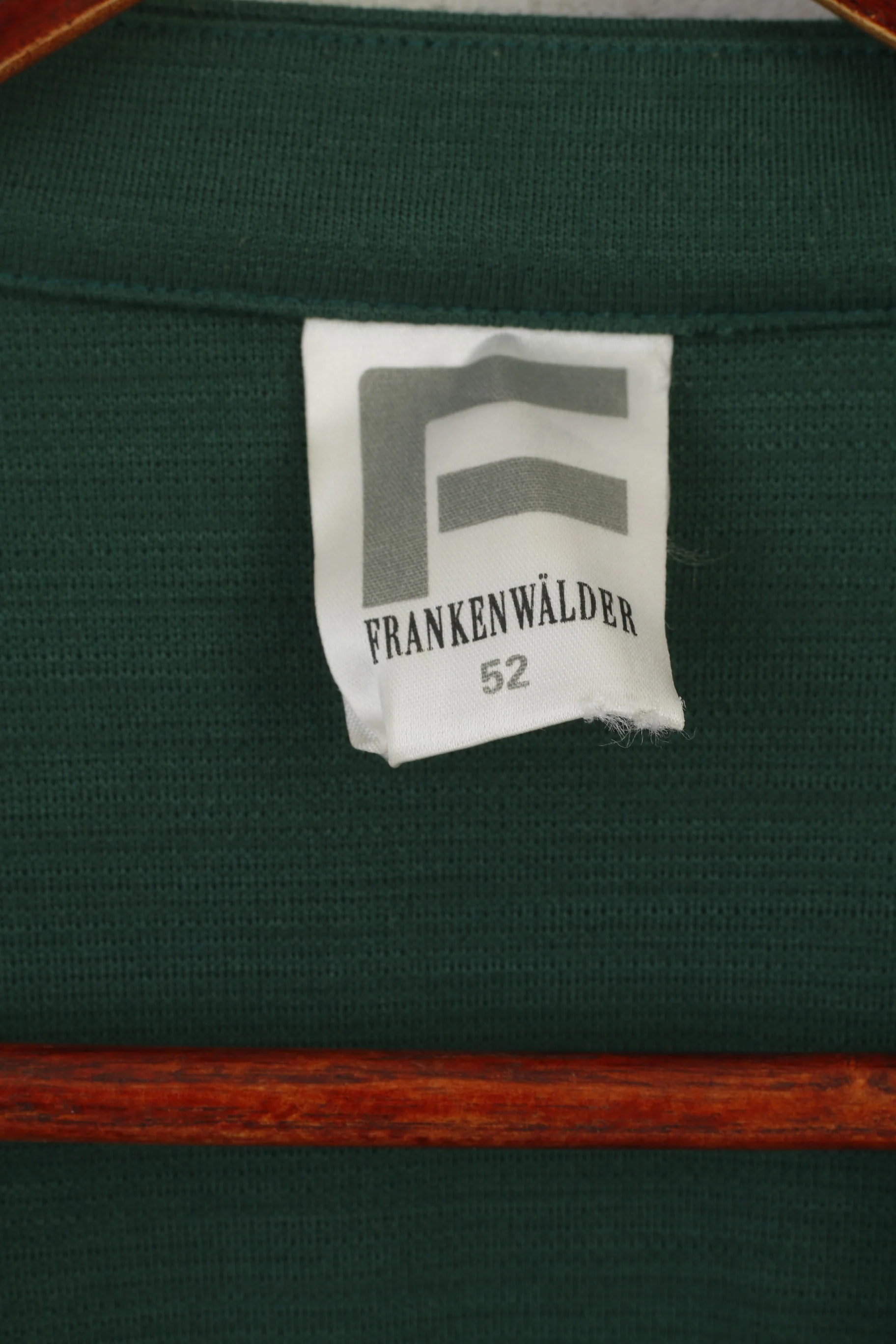 Franken Walder Women 52 XXL Suit Green 2 Piece Green Vintage Jacket Skirt Wool Blend - Image 5