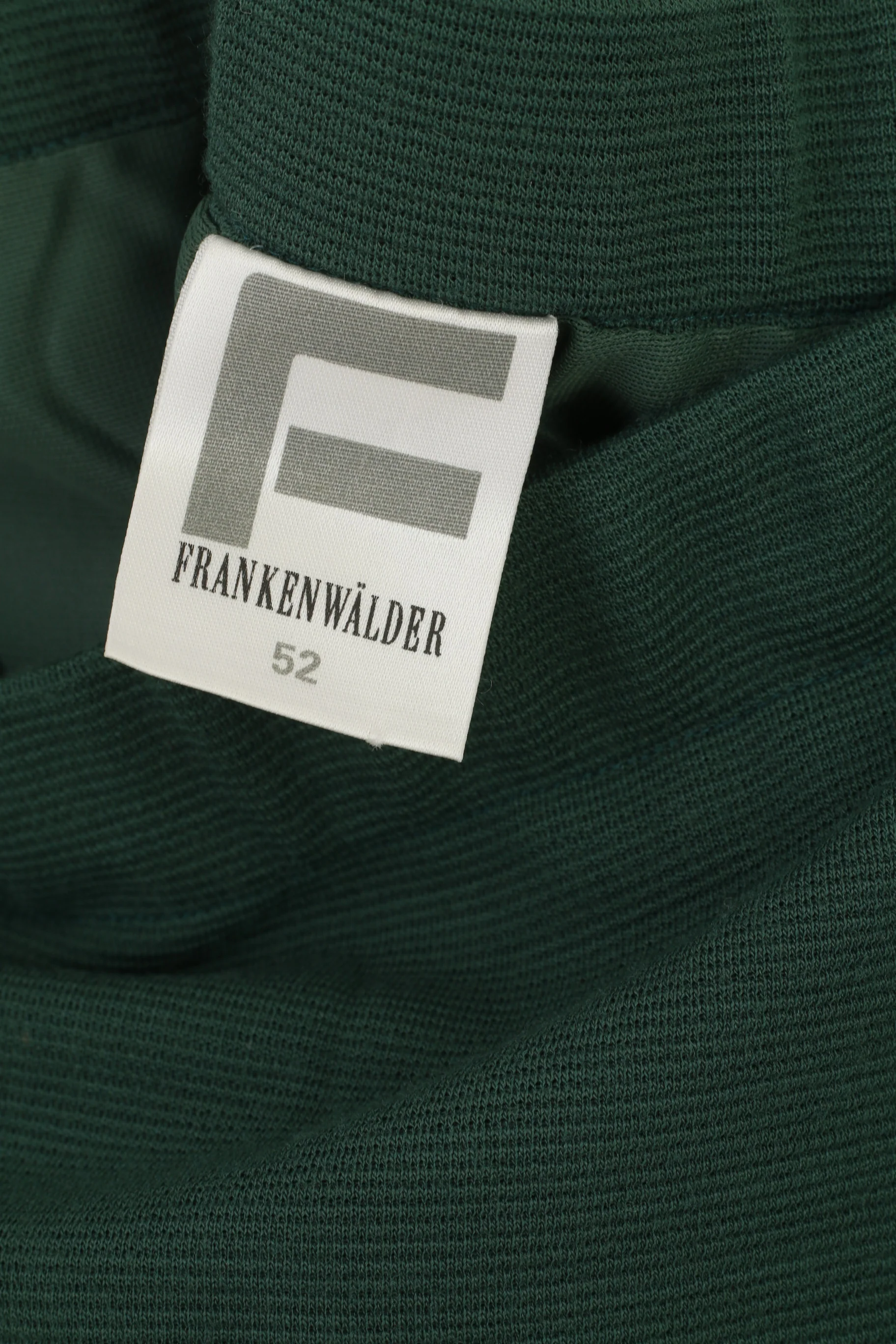 Franken Walder Women 52 XXL Suit Green 2 Piece Green Vintage Jacket Skirt Wool Blend - Image 9