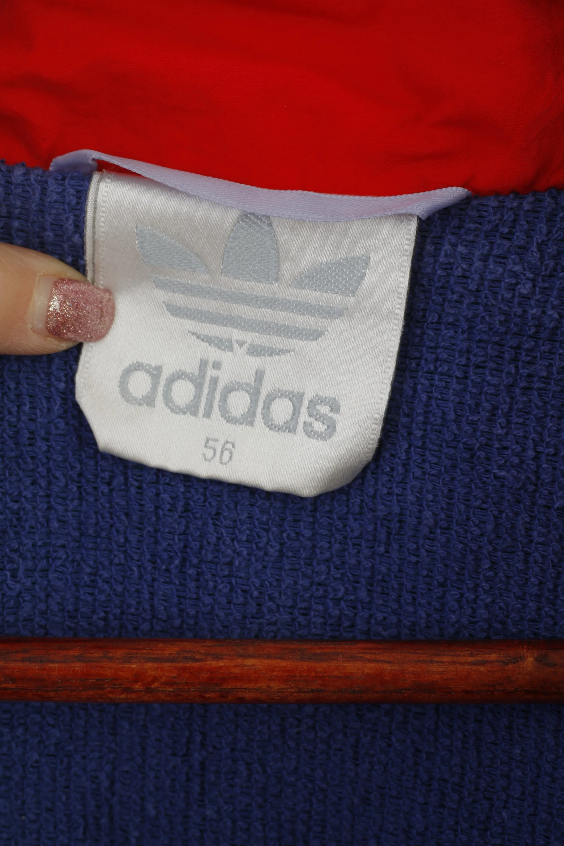Adidas Men 56 XL Tracksuit Blue Vintage Bib Tights Trousers Track Jacket Oldschool Set - Image 7