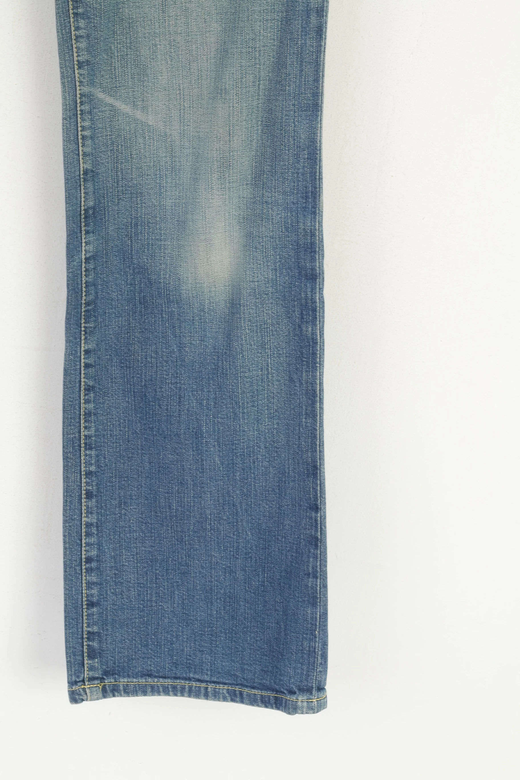 Diesel Industry Women 30 Jeans Trousers Navy Denim Cotton Bootcut Low Waist Pants - Image 4