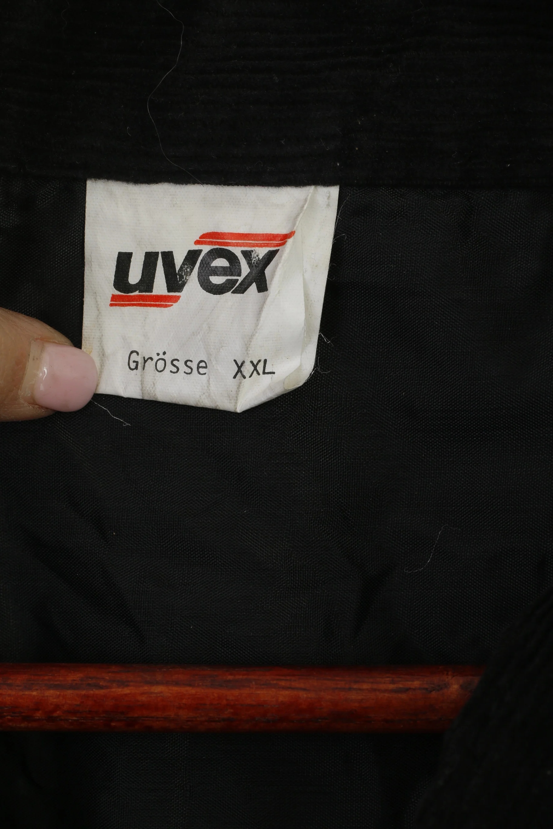 Uvex Men XXL Protective Overalls Black Nylon PVC One Piece Workwear Suit - Image 4
