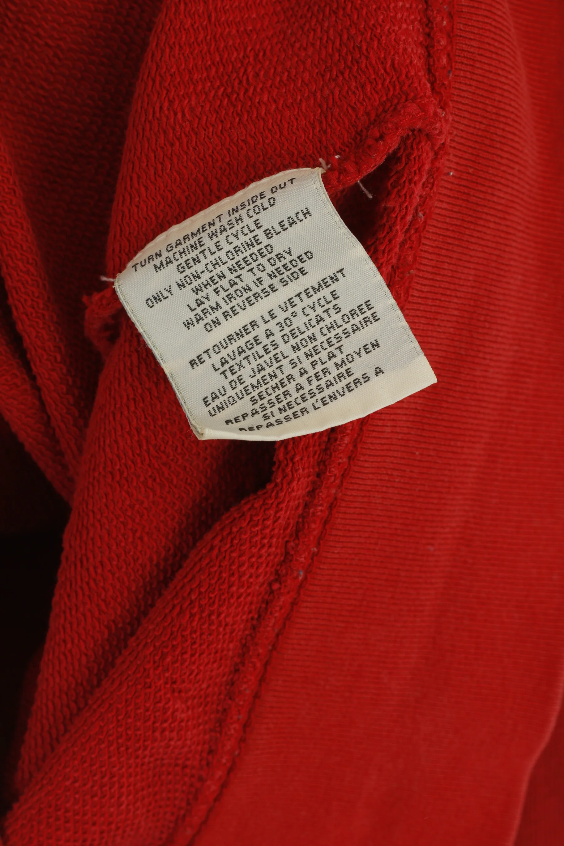 Denim & Supply Ralph Lauren Men M Sweatshirt Burgundy Cotton Aztec Hood USA Top - Image 5