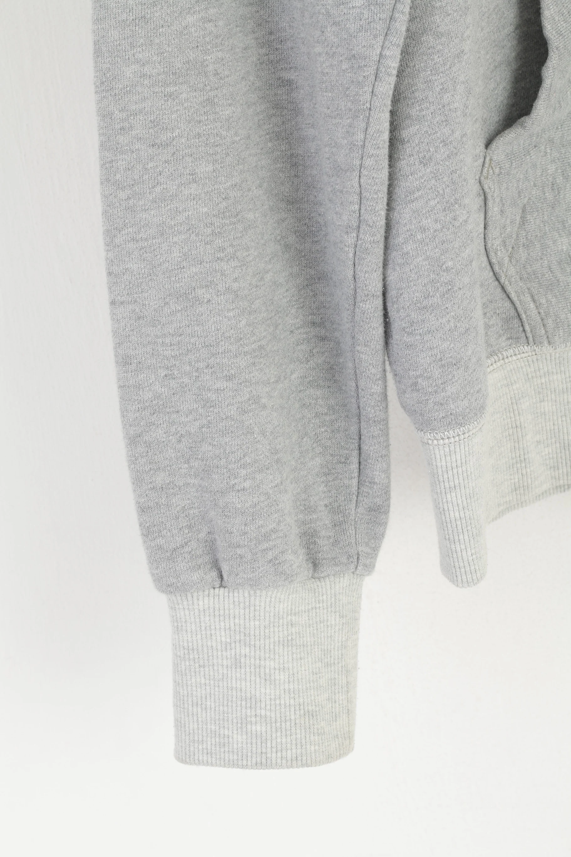 G-Star Raw Women M Sweatshirt Grey Cotton Core Zip Hooded Sport Top - Image 3