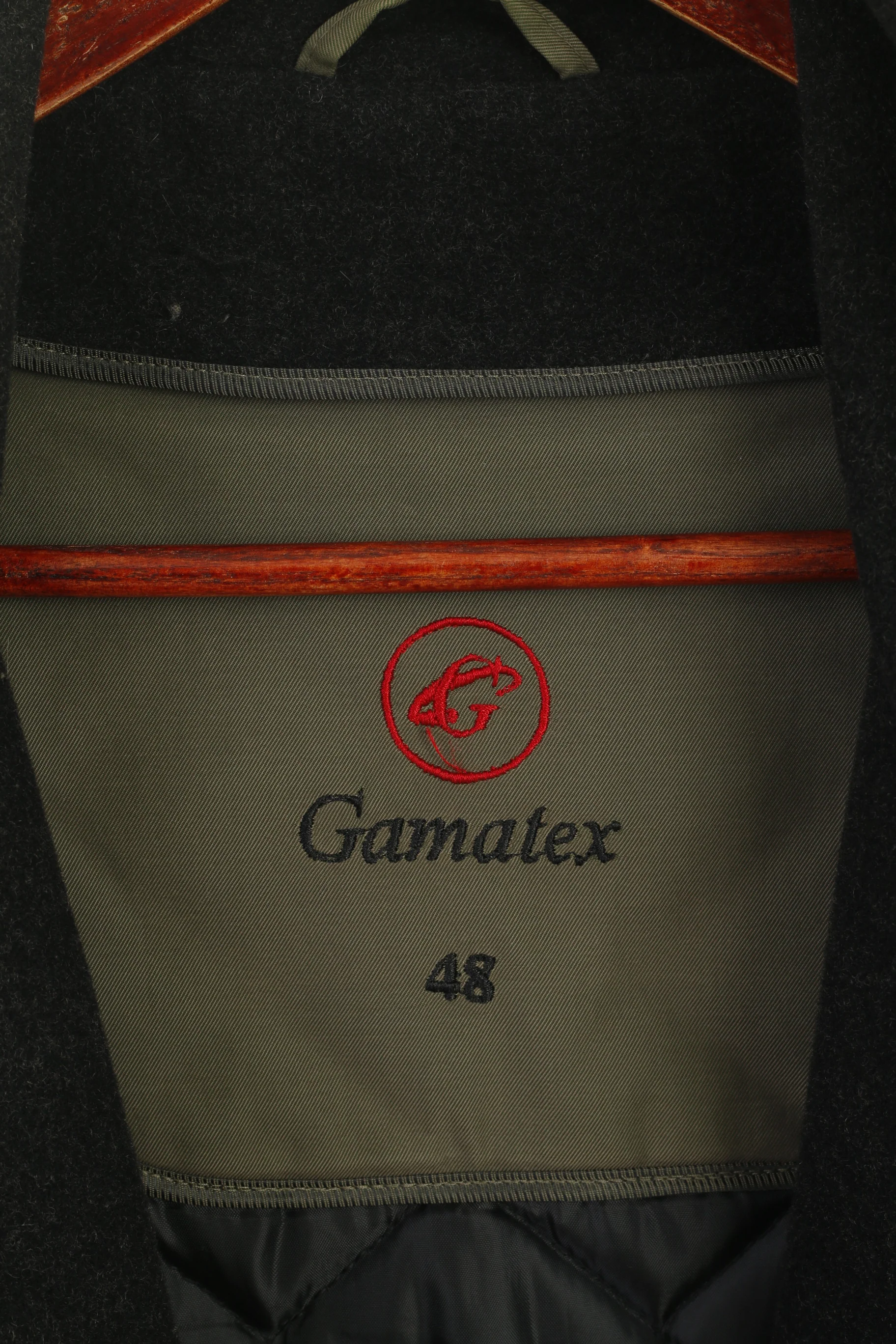 Gamatex Men 48 M Jacket Khaki Padded Country Retro Full Zip Casual Parka - Image 4