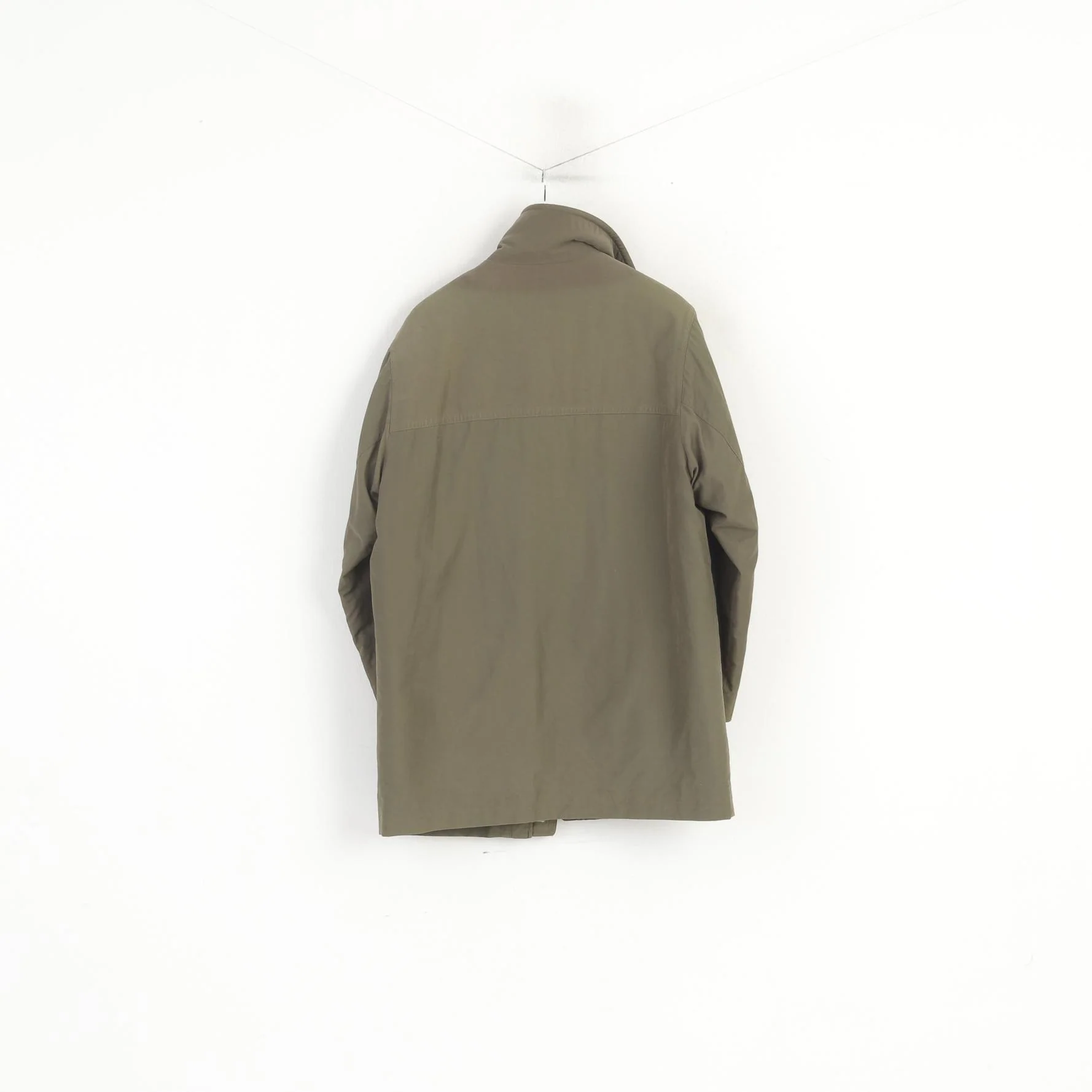 Gamatex Men 48 M Jacket Khaki Padded Country Retro Full Zip Casual Parka - Image 7
