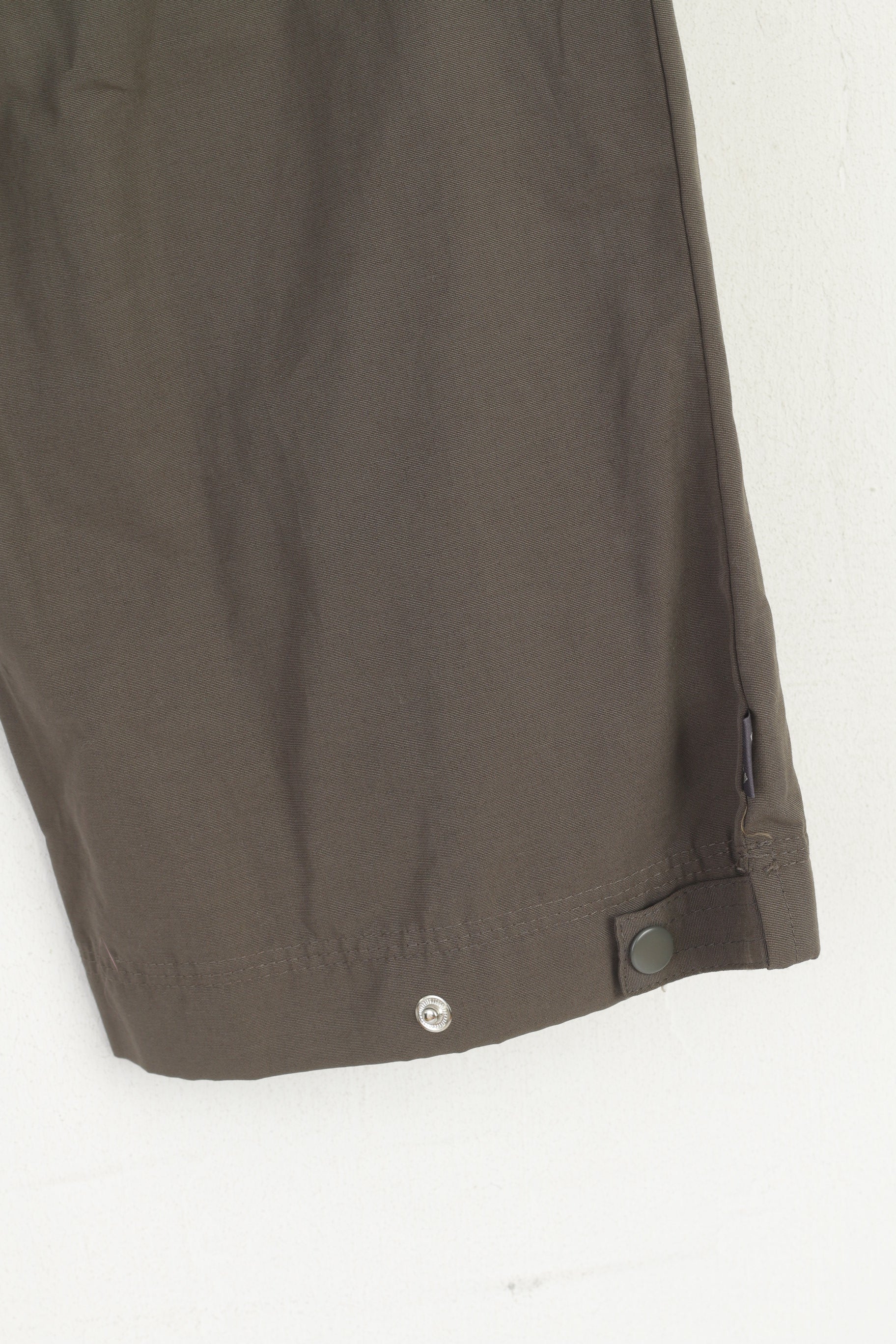 Adidas Women 8 36 S Cropped Pants Brown Cotton Sportswear Capri - Image 4