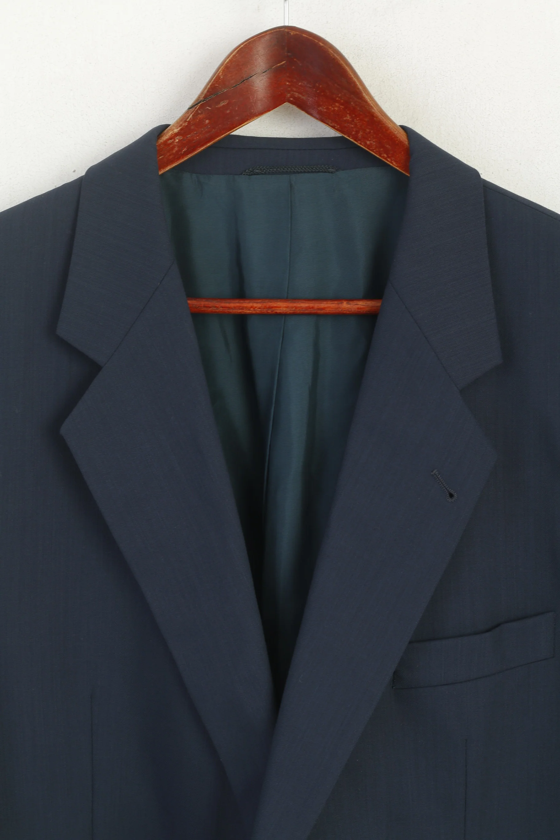 Roy Robson Men 44 Blazer Sea Green Wool High Twist by Reda Single Breasted Jacket - Image 2