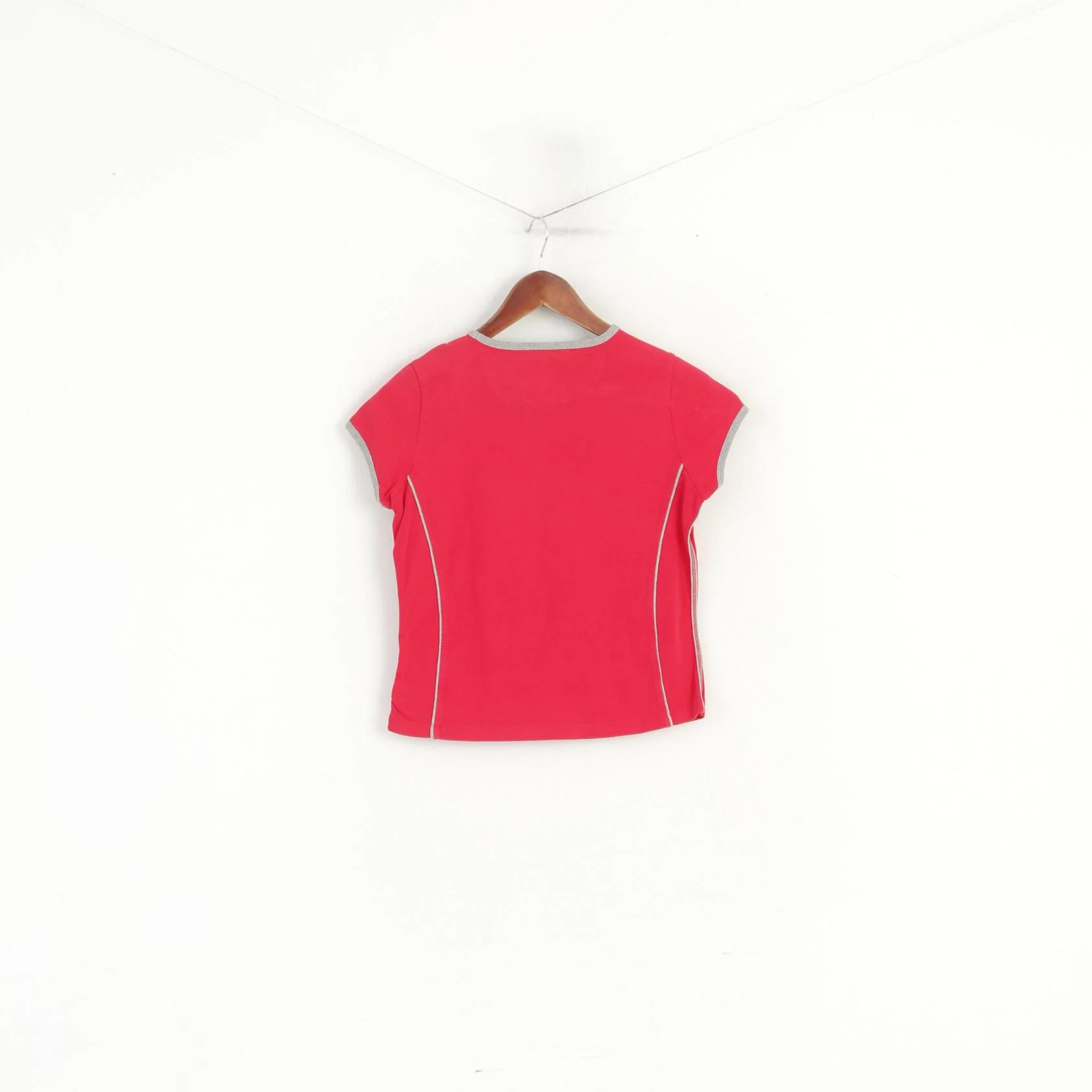 Champion Women S Shirt Raspberry Cotton Cropped Heritage Classics Sport Top - Image 5