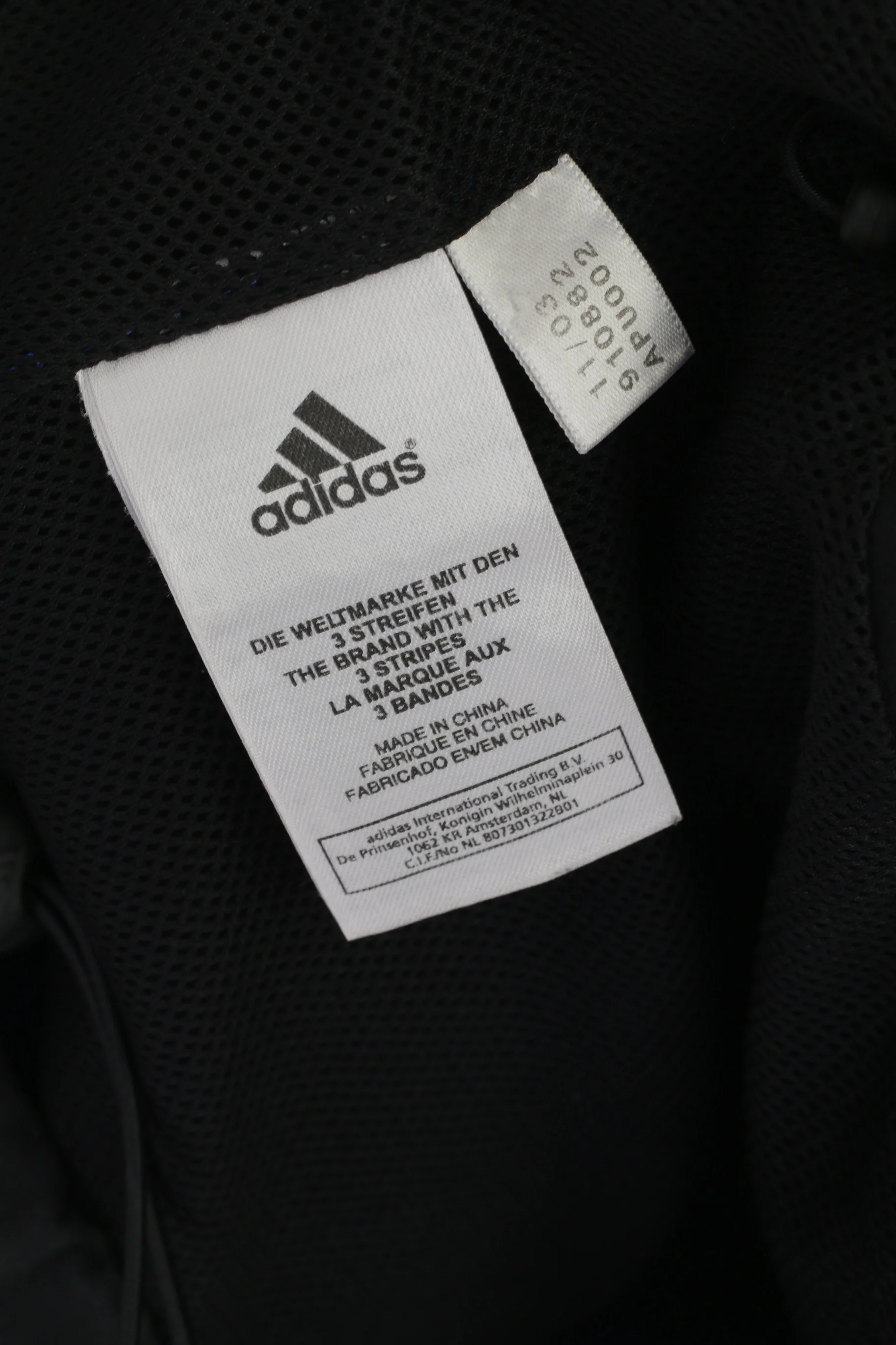 Adidas IFK VĂ€rnamo Men 38/40 M Jacket Blue Vintage Football Full Zipper Track Top - Image 5