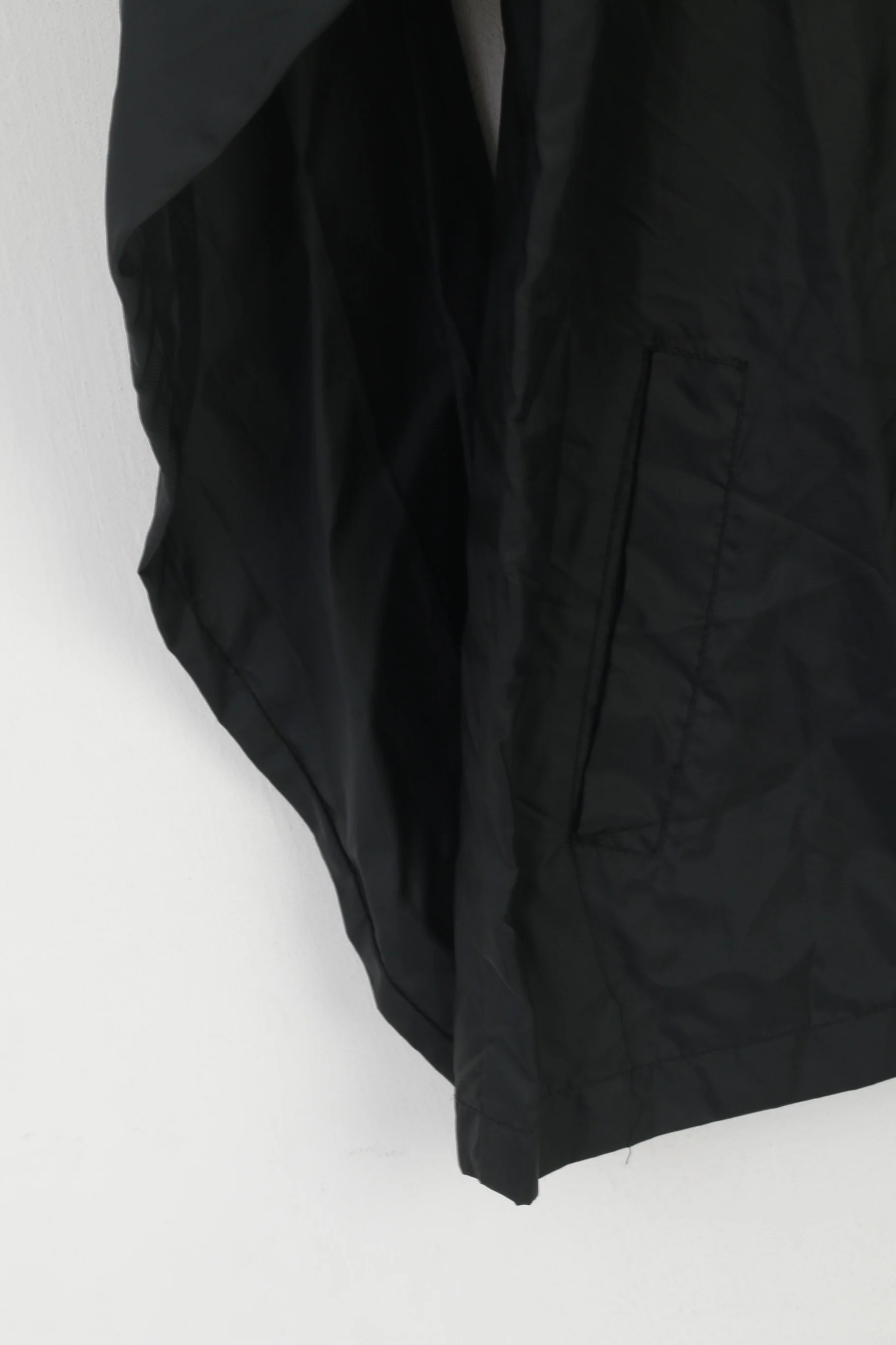 Best Of Kiss Men L Jacket Black Lightweight Hidden Hood Outdoor Vintage Top - Image 3