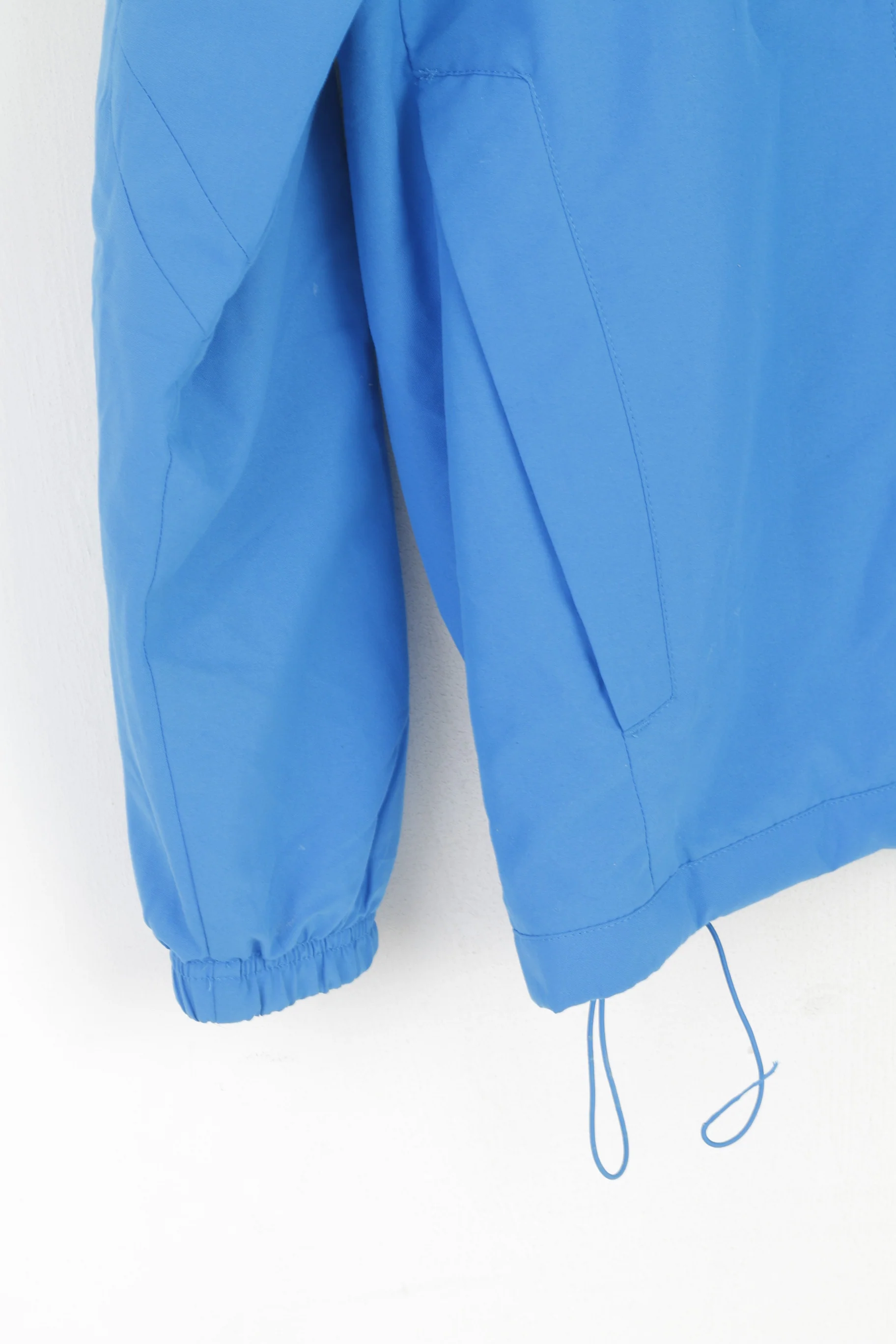 Adidas Olympique de Marseille Men M 174 Jacket Blue Football Full Zipper Sport Track Top - Image 3