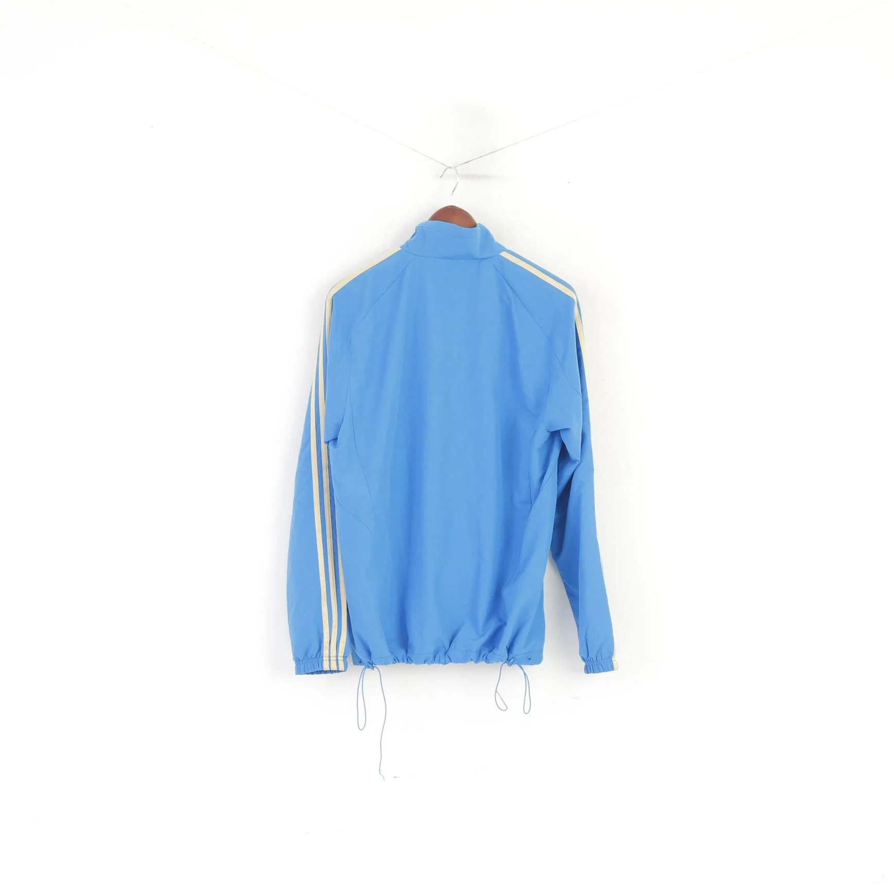 Adidas Olympique de Marseille Men M 174 Jacket Blue Football Full Zipper Sport Track Top - Image 6