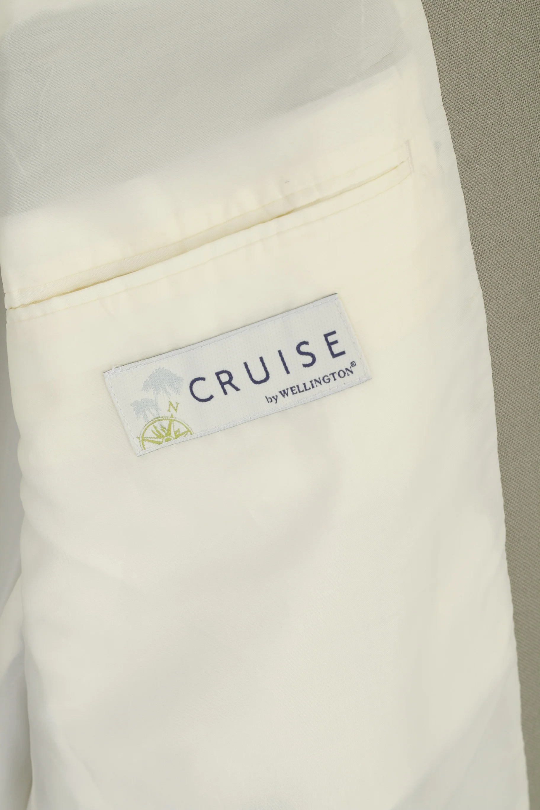 Cruise by Wellington Men 50 Blazer Gray Vintage Single Breasted Retro Jacket - Image 4