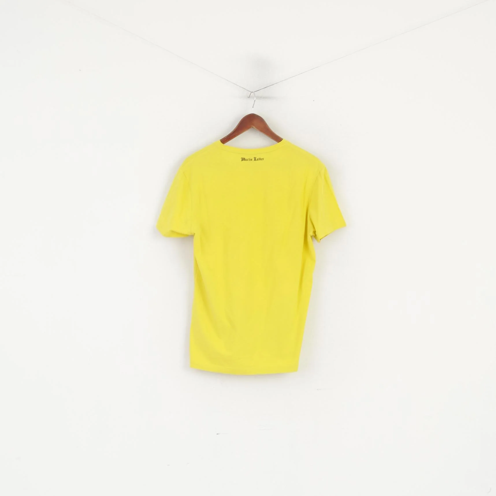 Funreatl Men 50 M Shirt Yellow Cotton Stretch Mercedes Benz 300 SL Top - Image 5