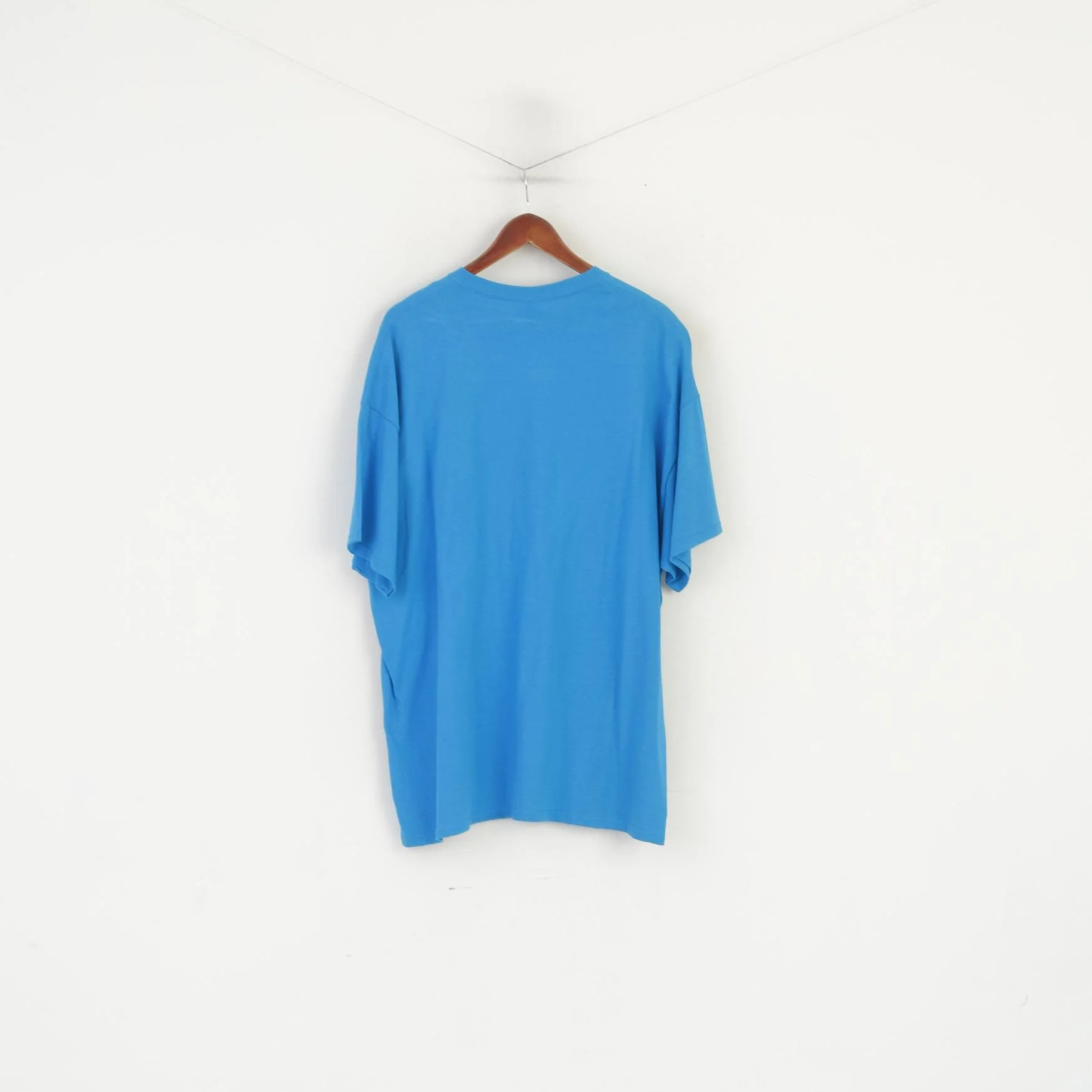 New Gildan Men XXL T- Shirt Blue Cotton Graphic Orlando Florida Crew Neck Top - Image 4