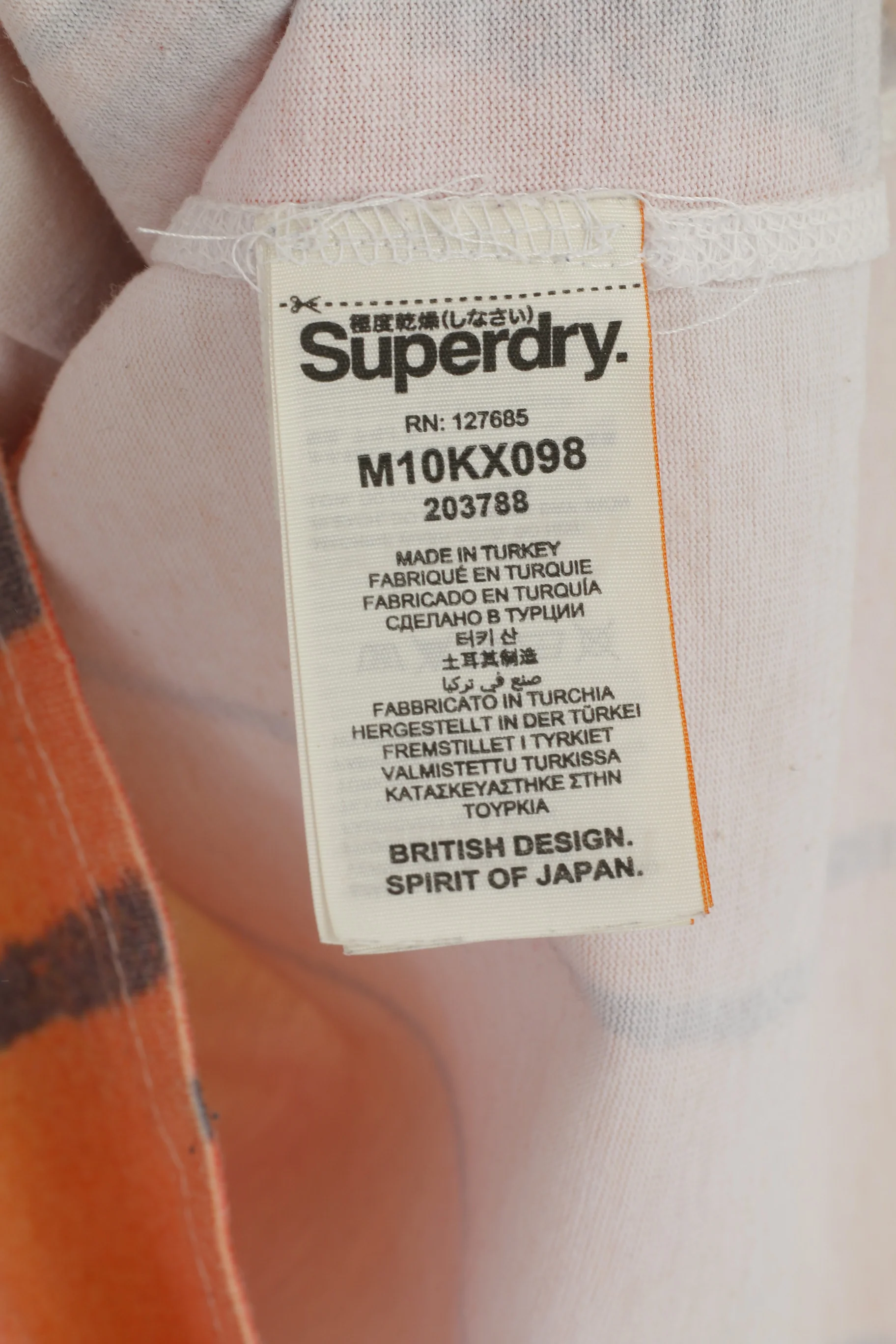 Superdry Men S Shirt Purple Cotton Graphic Summer Palms Crew Neck Top - Image 5
