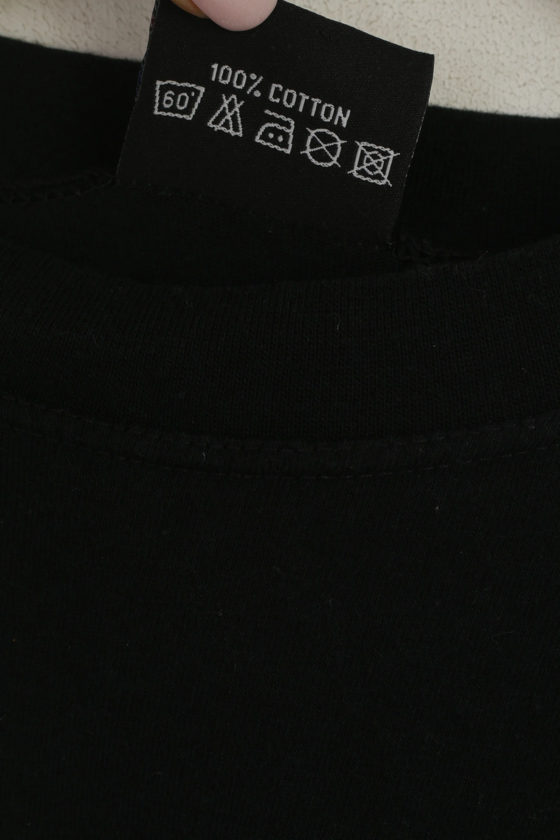 Swissair World Design Men XL T- Shirt Black 100% Cotton Graphic Top - Image 5
