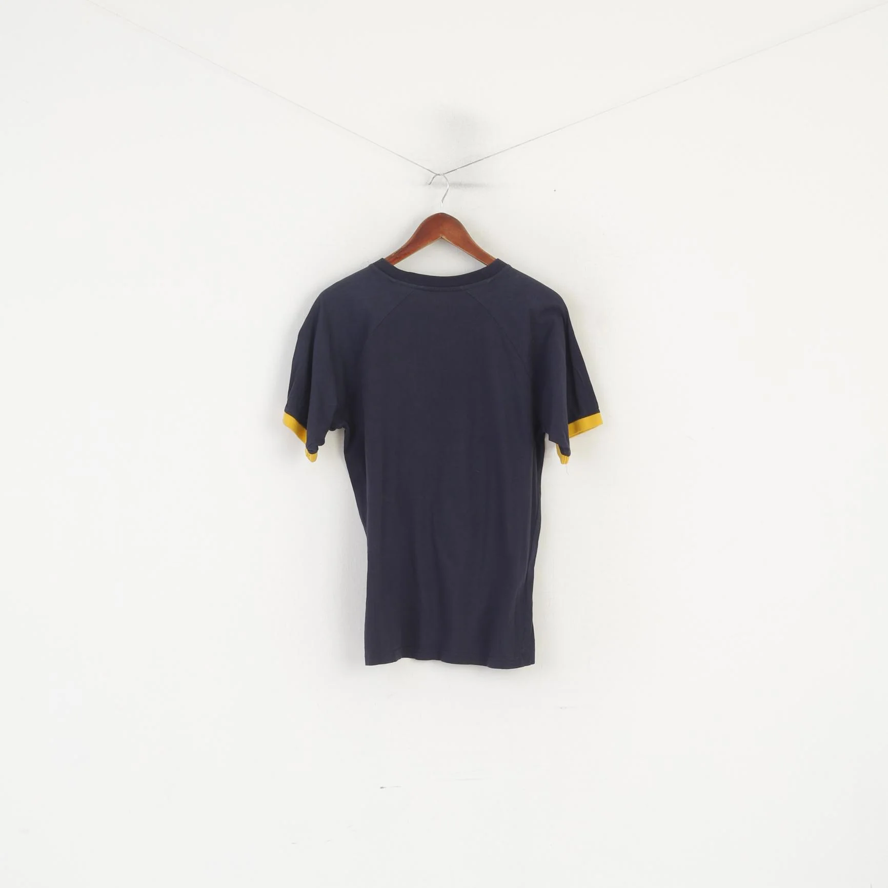 Lotto Men M Shirt Navy Cotton Nightwear Detailed Buttons Sleep Top - Image 5