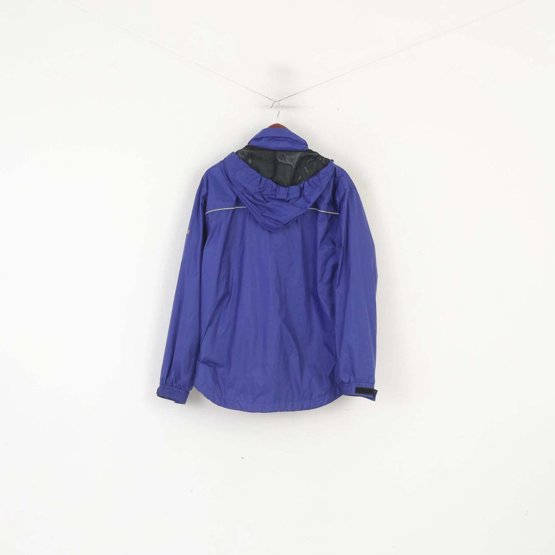StoneHenge Men S Jacket Purple Nylon Waterproof Hooded Full Zip Windbreaker Top - Image 6