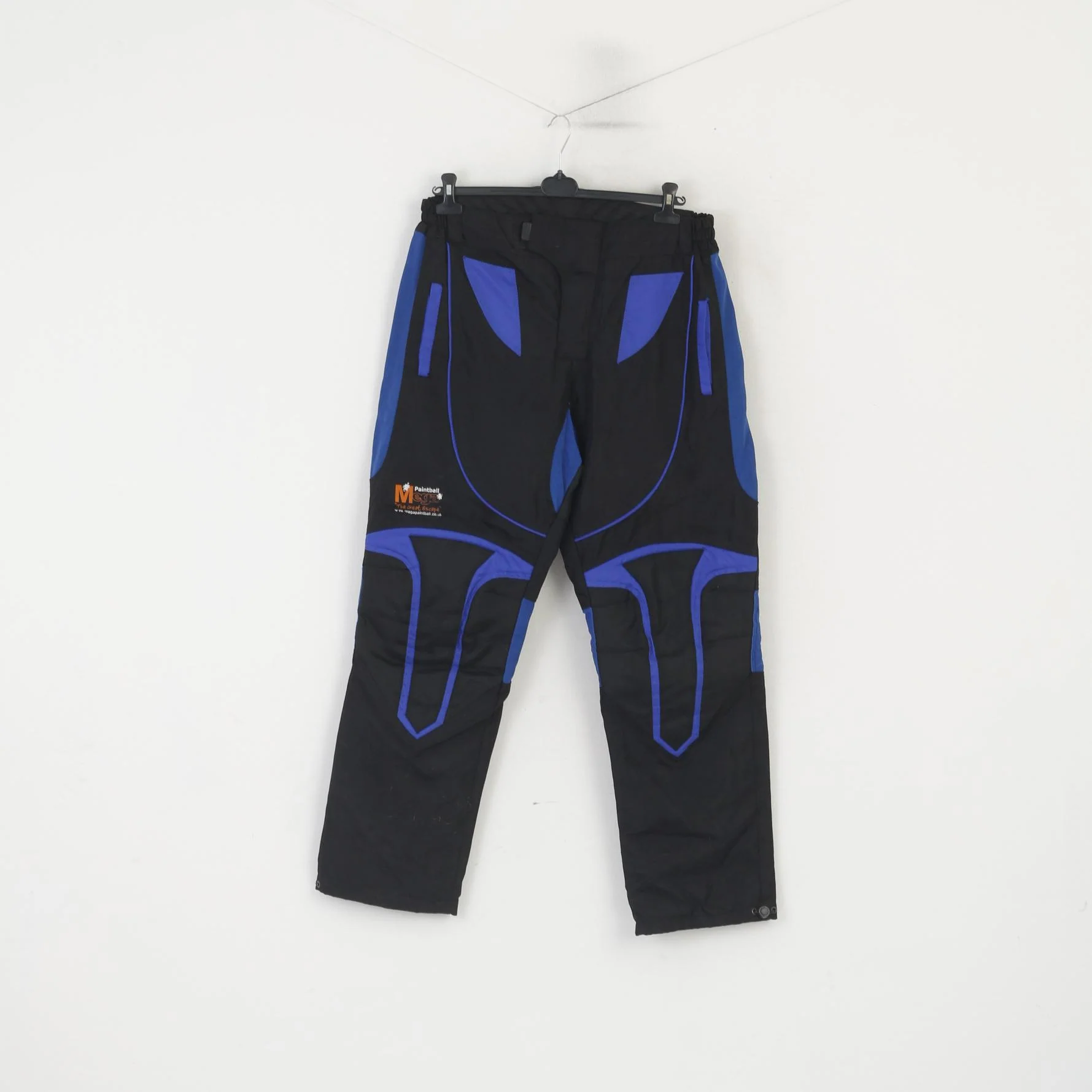 Mega Paintball Men XL Trousers Black Padded Tactical Combat Pants