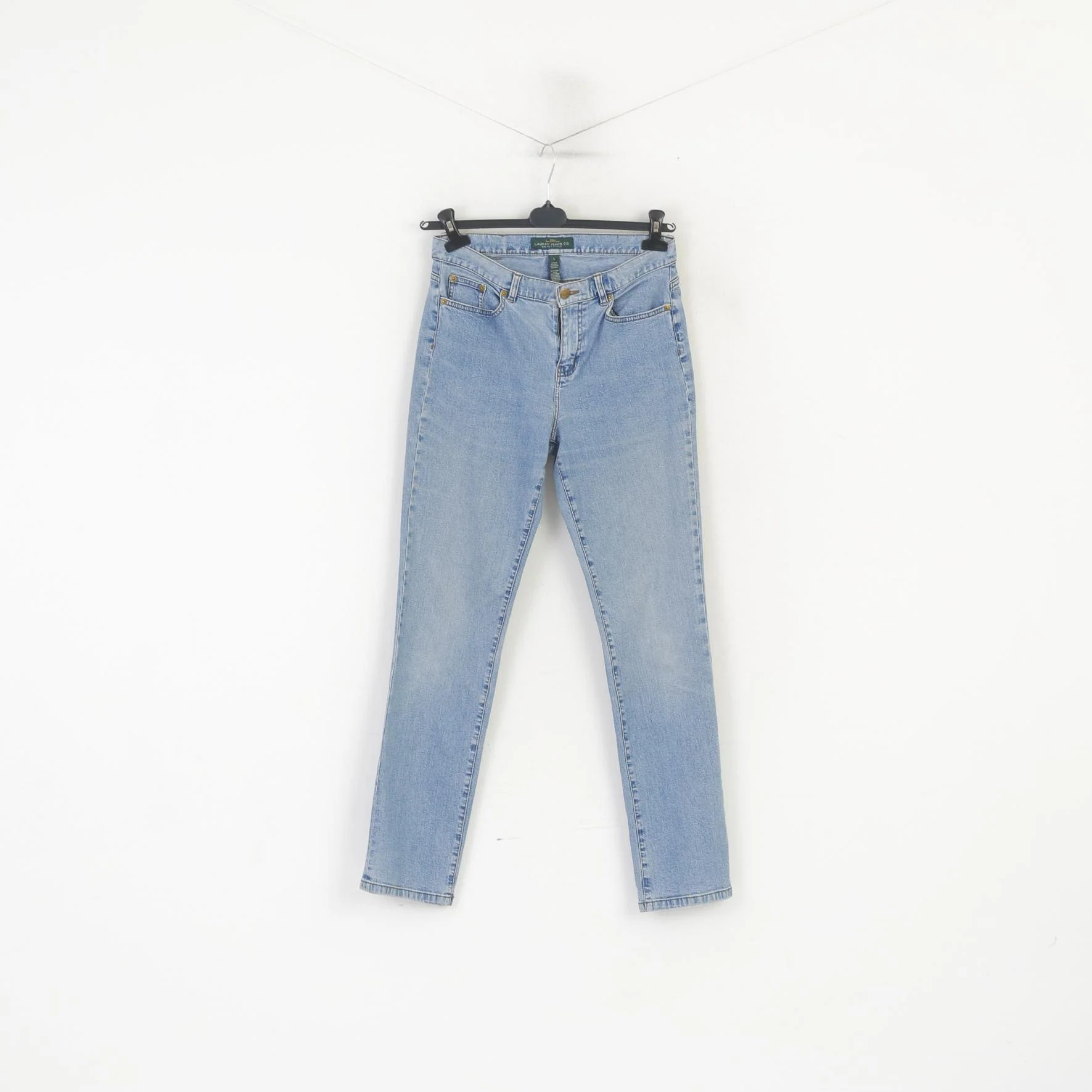 Lauren Jeans Co. Ralph Lauren Women 4 Trousers Blue Cotton Vintage Pants
