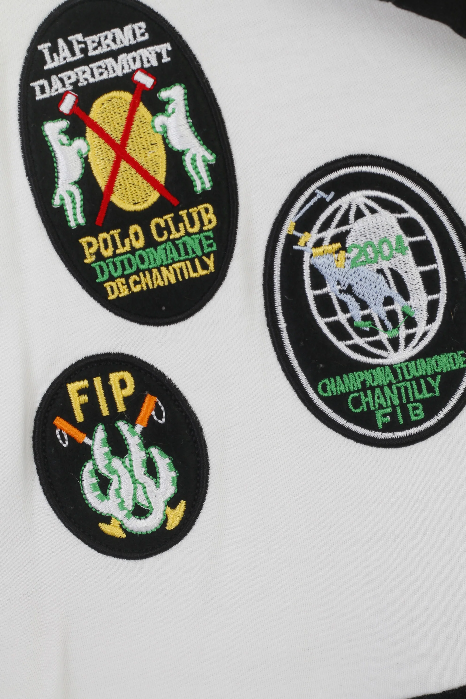 La Martina Men L Polo Shirt White Cotton Polo Club Dudomaine FIB 2004 #3 Top - Image 3