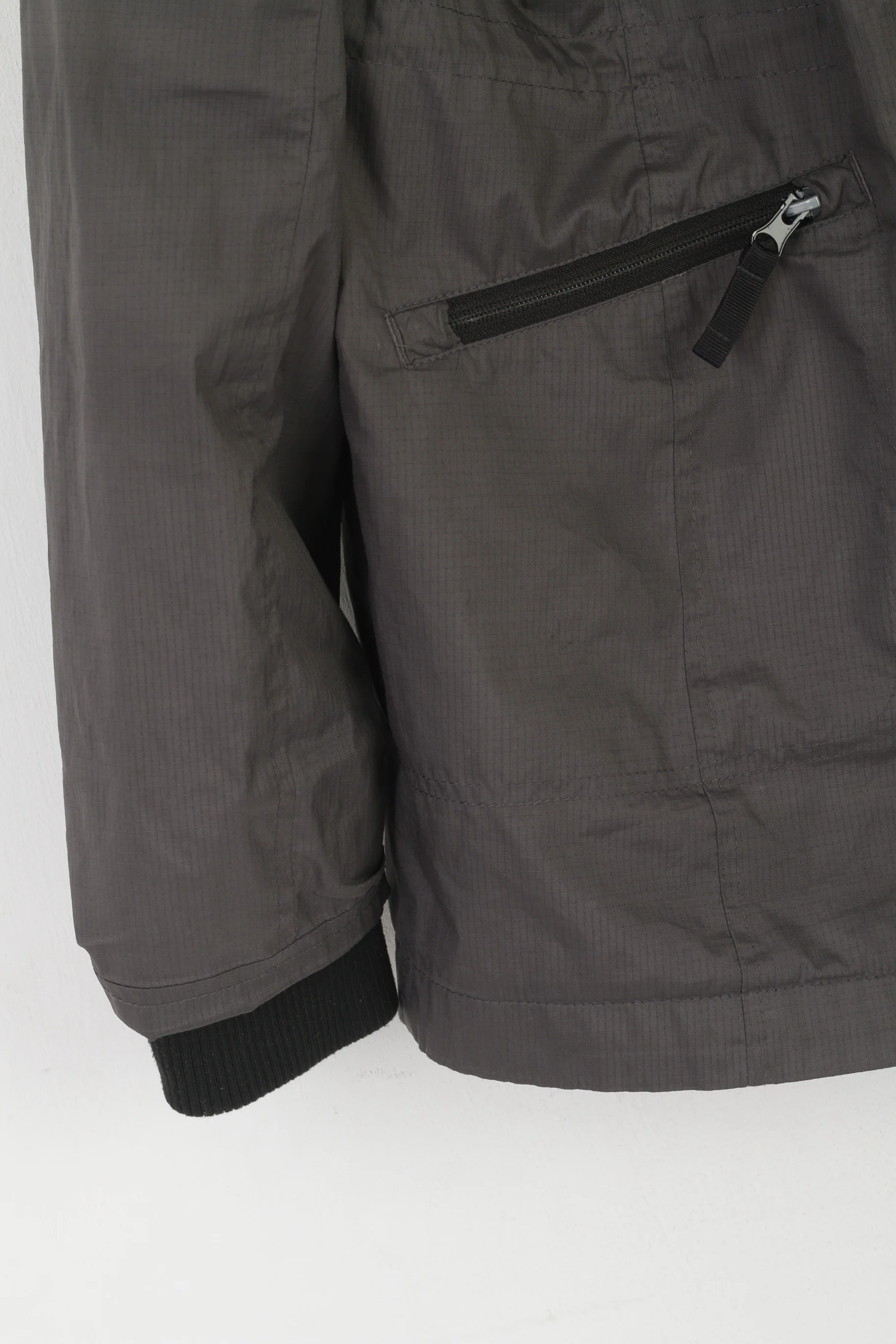 Bonprix Women 42 16 Jacket Gray Outdoor Hooded Full Zip Adventure Top - Image 3