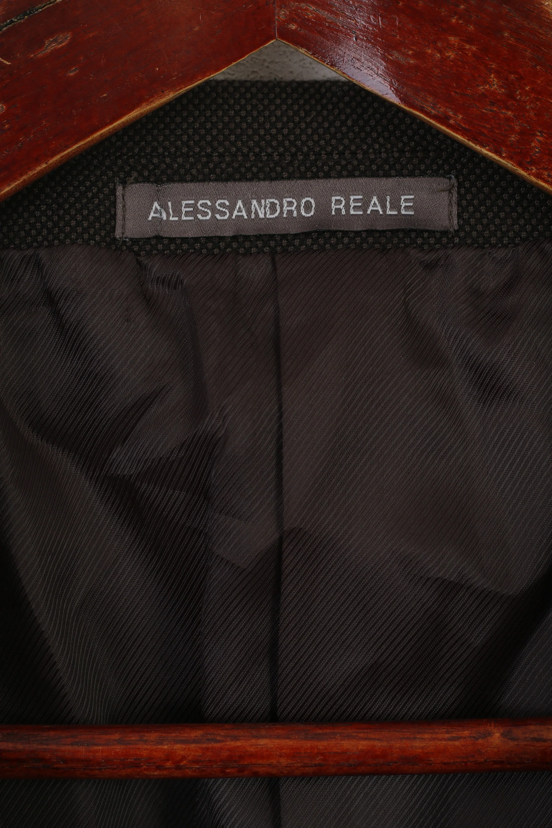 Alessandro Reale Men 58 48 Blazer Brown Linea Tasmania Single Breasted Jacket - Image 4