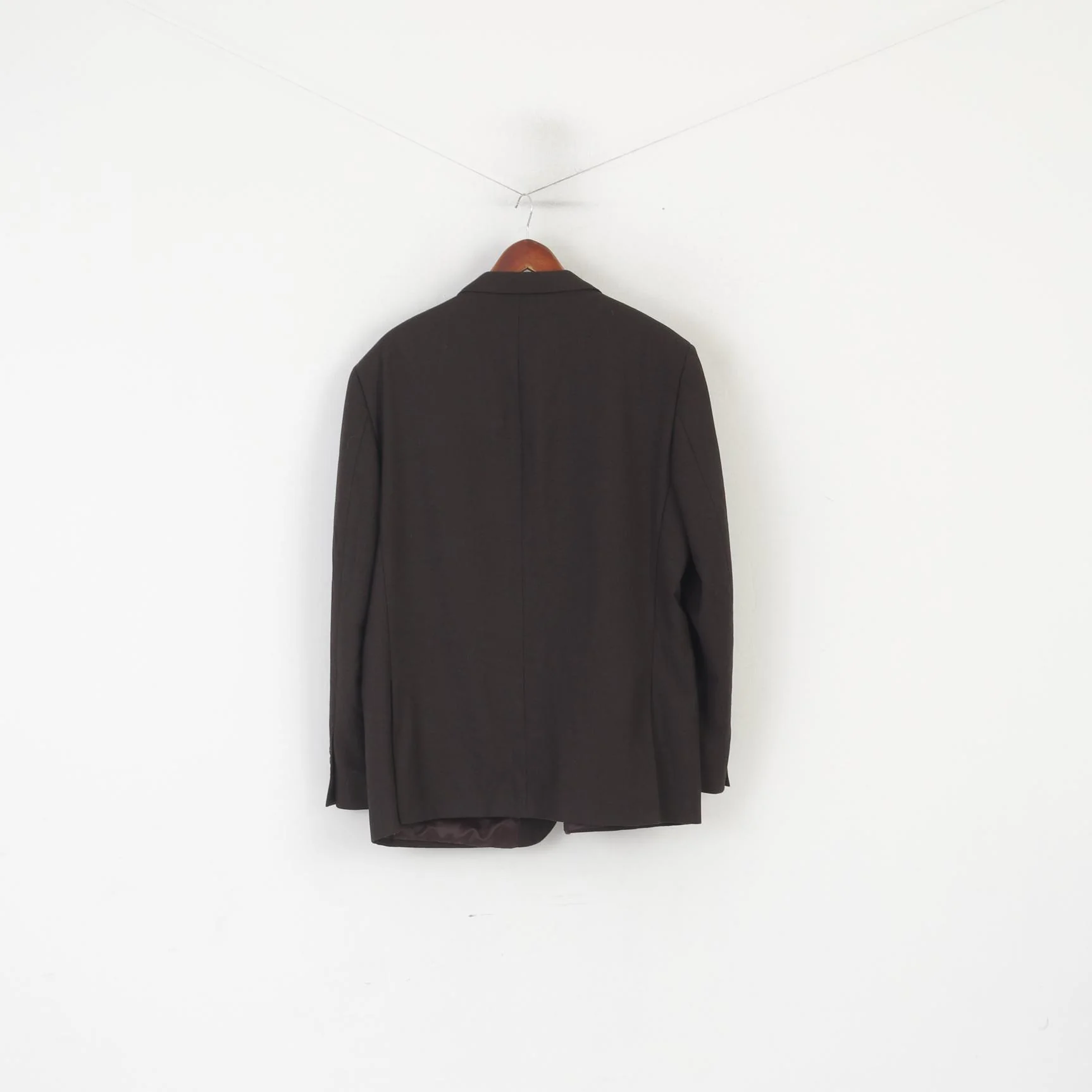 Alessandro Reale Men 58 48 Blazer Brown Linea Tasmania Single Breasted Jacket - Image 6