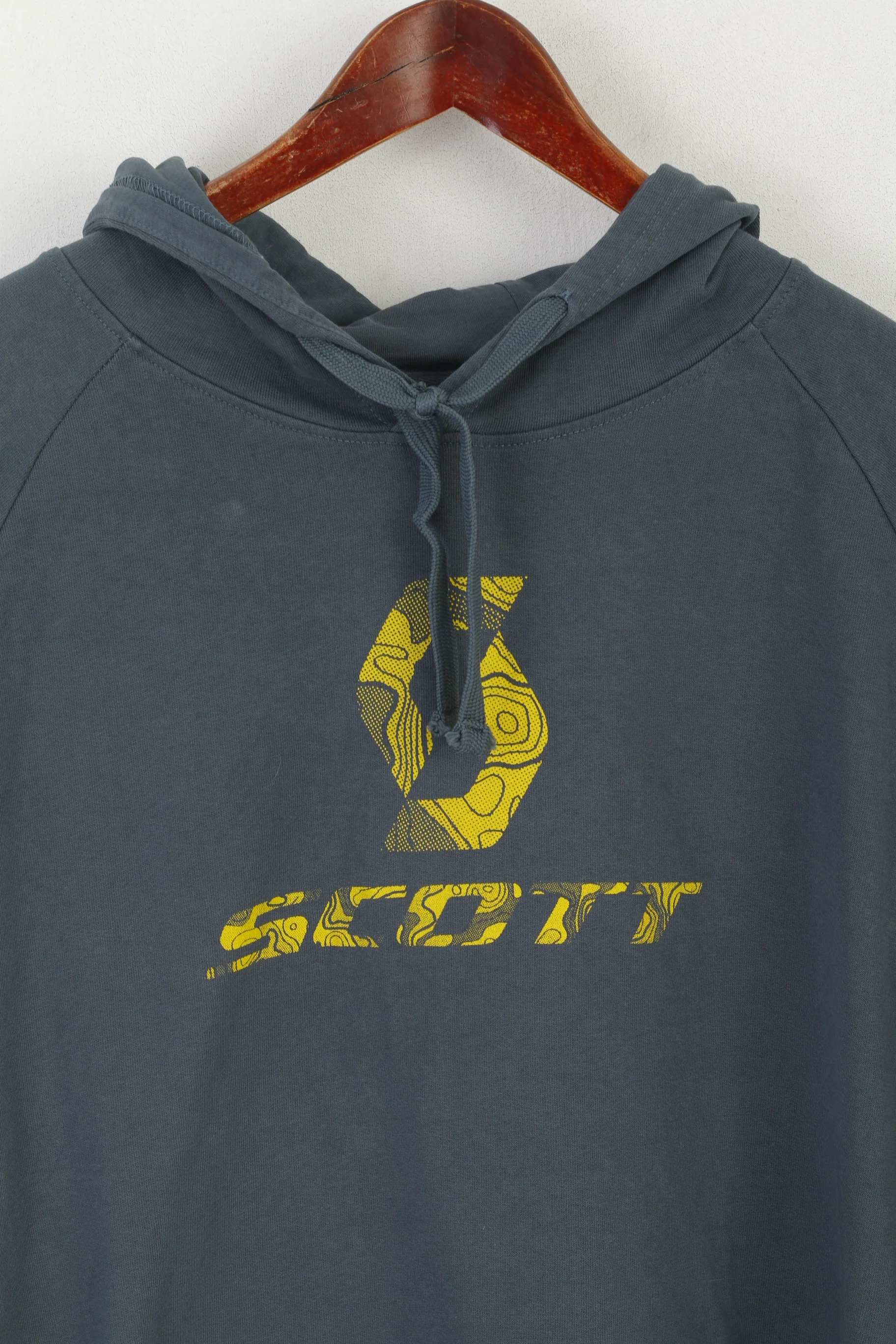 Scott Men XXL Sweatshirt Green Cotton Innovation Technology Design Hoodie Top - Image 2