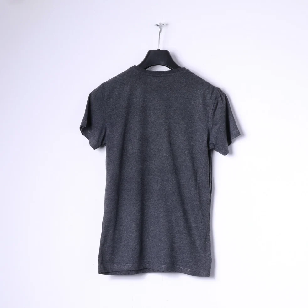 Star Wars Mens XS T-Shirt Grey Slim Fit Graphic Movie Top - Image 6