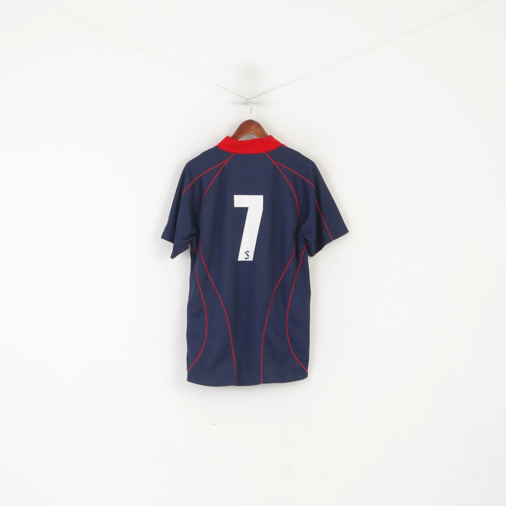 Samurai Felsted RFC Men L Shirt Navy Rugby France 2008 Sportswear Jersey Top - Image 5