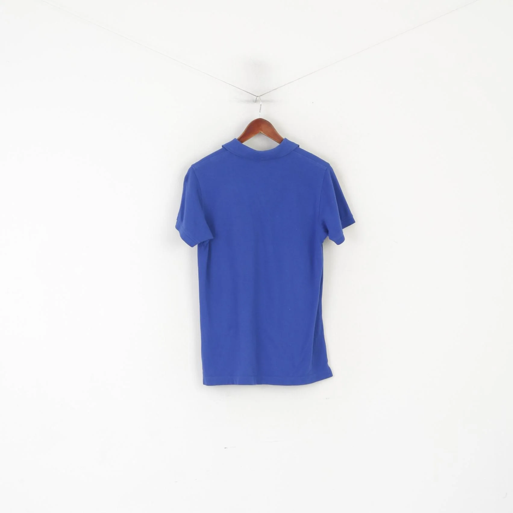 Lyle & Scott Heritage Men S Polo Shirt Blue Cotton Detailed Buttons Plain Top - Image 5