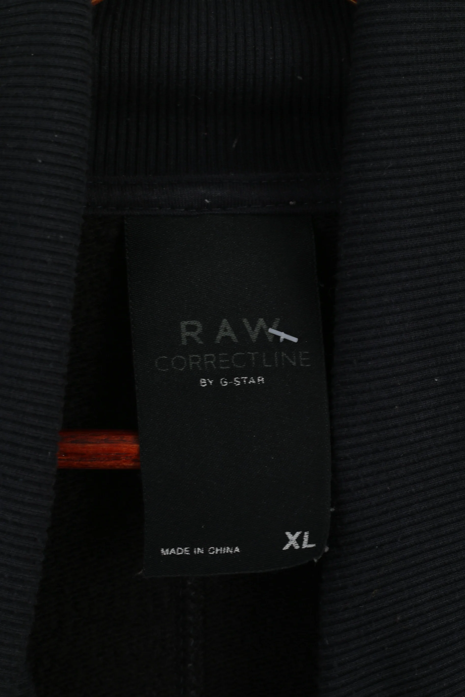 G-STAR RAW Men XL Sweatshirt Navy Cotton CL Philley Turtle Buttoned Neck Top - Image 4
