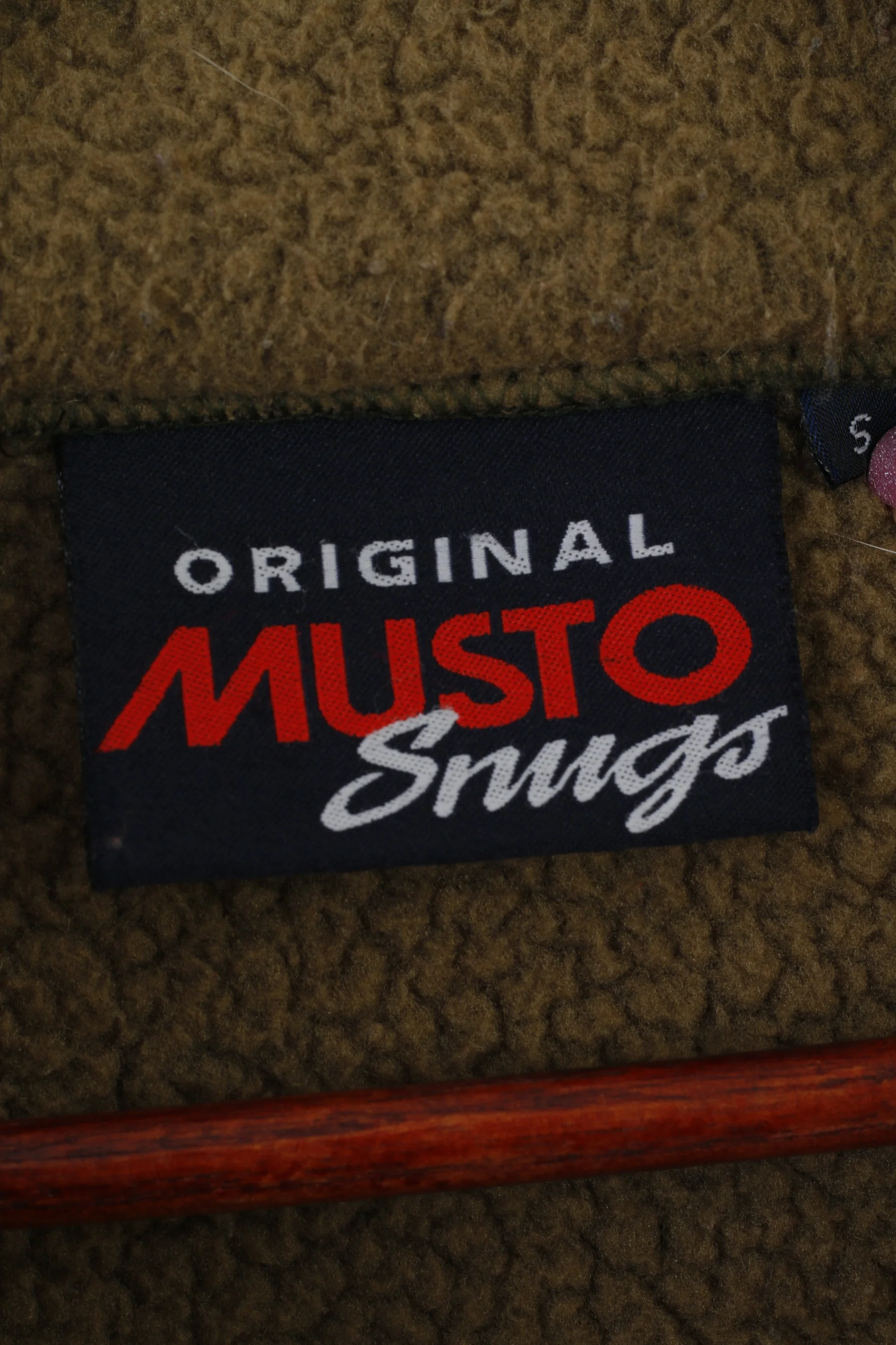 Musto Snugs Women S Fleece Top Green Vintage Chore Style Full Zipper Jacket - Image 5