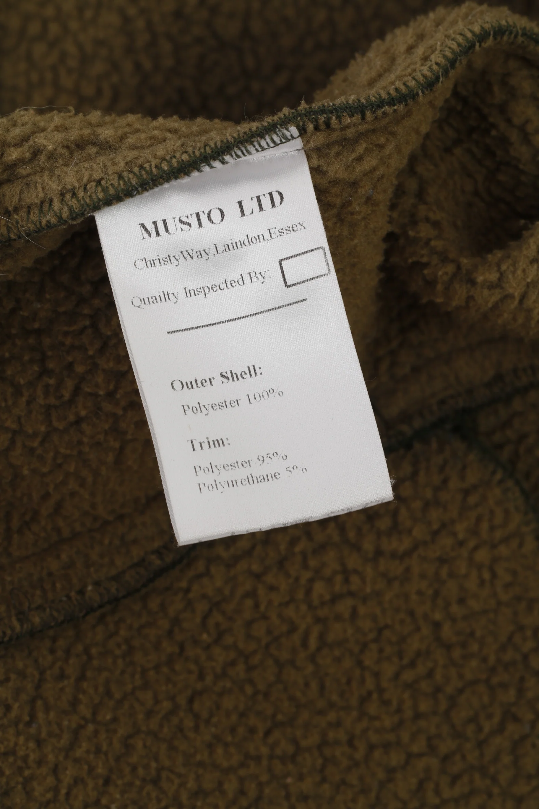 Musto Snugs Women S Fleece Top Green Vintage Chore Style Full Zipper Jacket - Image 6