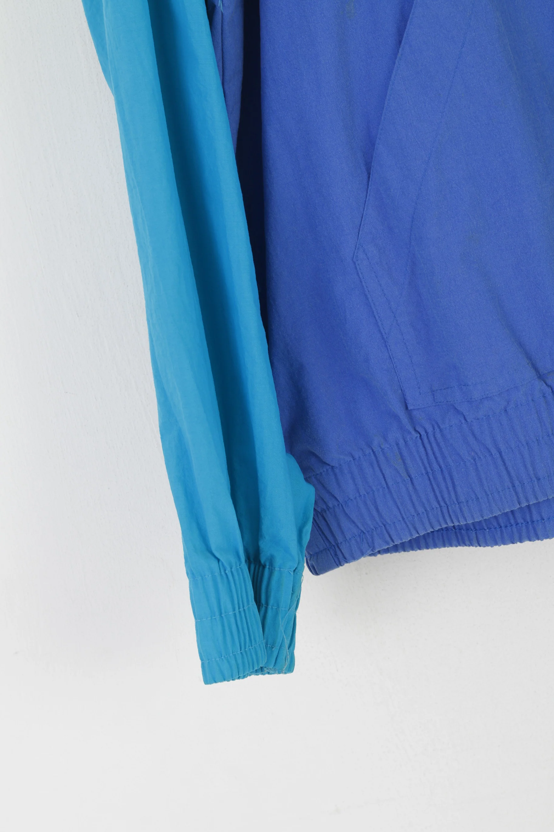 Pacific Coast Highway Men L (M) Pullover Jacket Turquoise Vintage 80s Sport Festival Top - Image 3