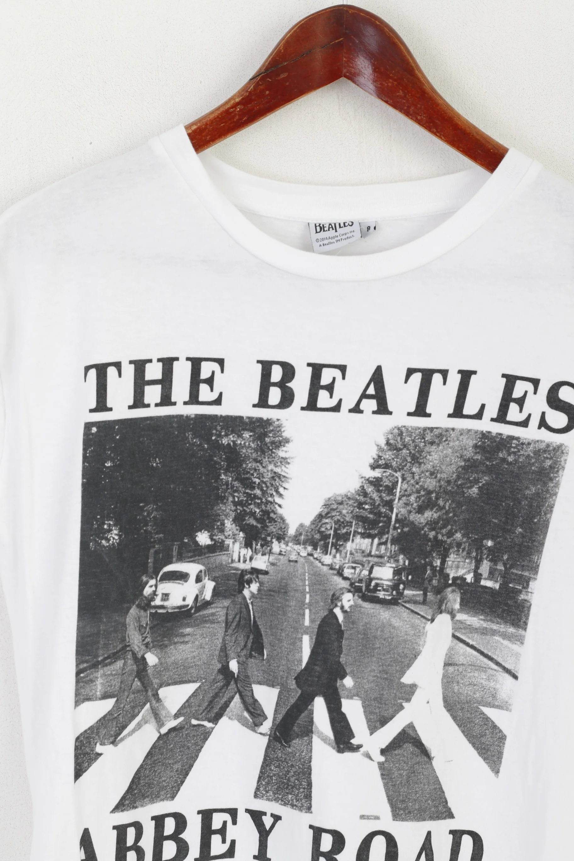 The Beatles Women 8 S Shirt White Cotton TM Product Abbey Road Top - Image 2