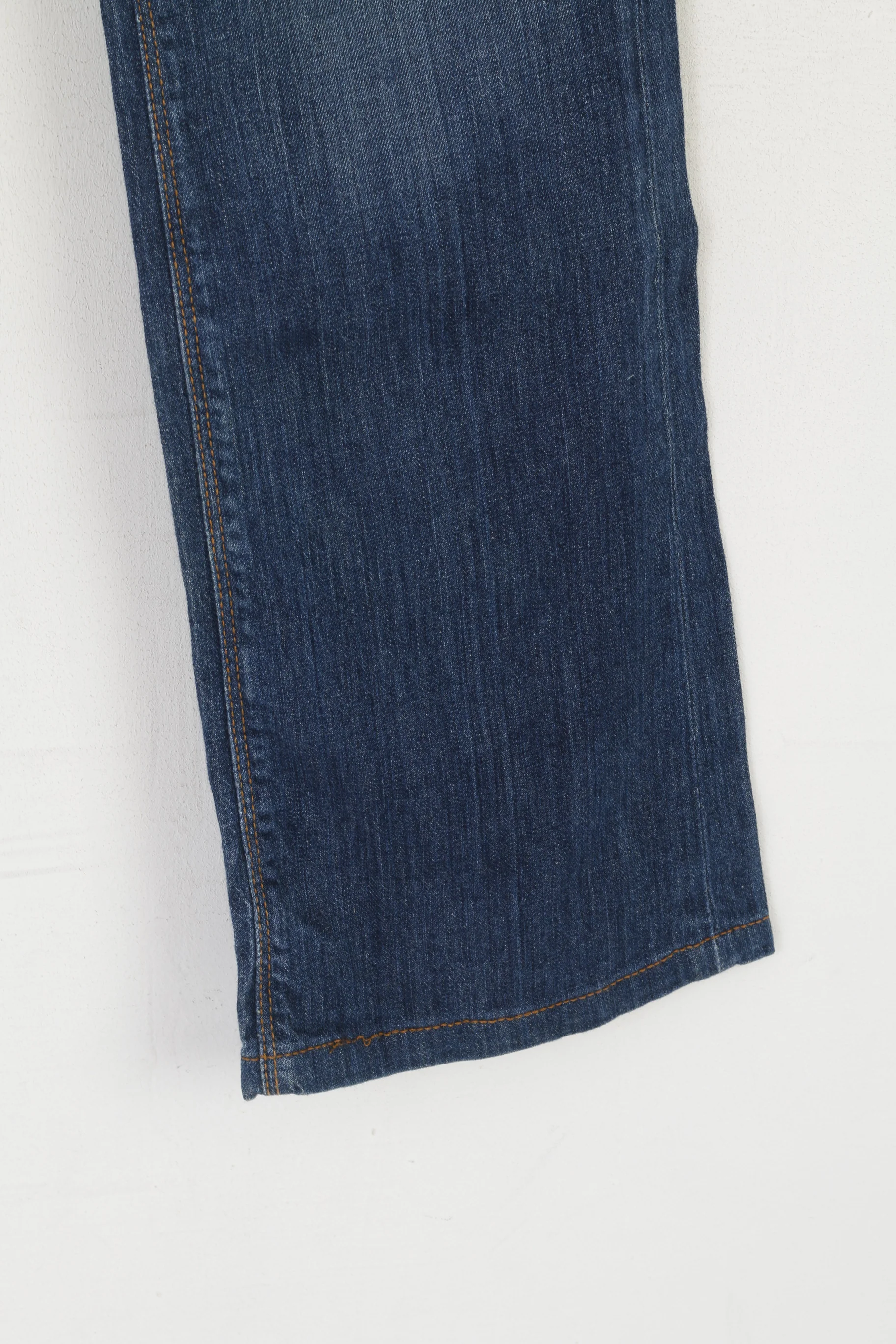 Tommy Hilfiger Women 30 Jeans Trousers Navy Cotton Boyfriend Vintage Pants - Image 3