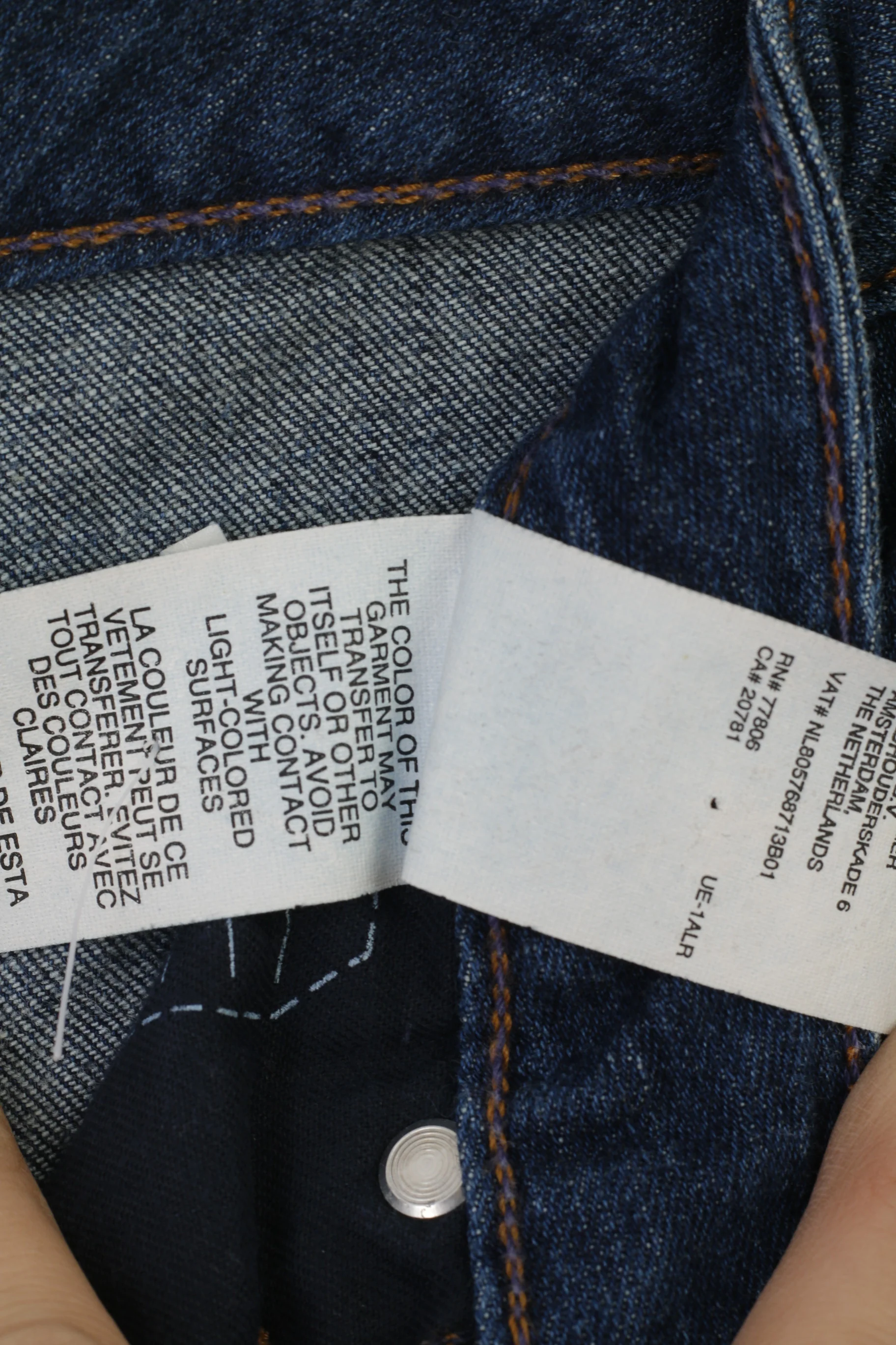 Tommy Hilfiger Women 30 Jeans Trousers Navy Cotton Boyfriend Vintage Pants - Image 5