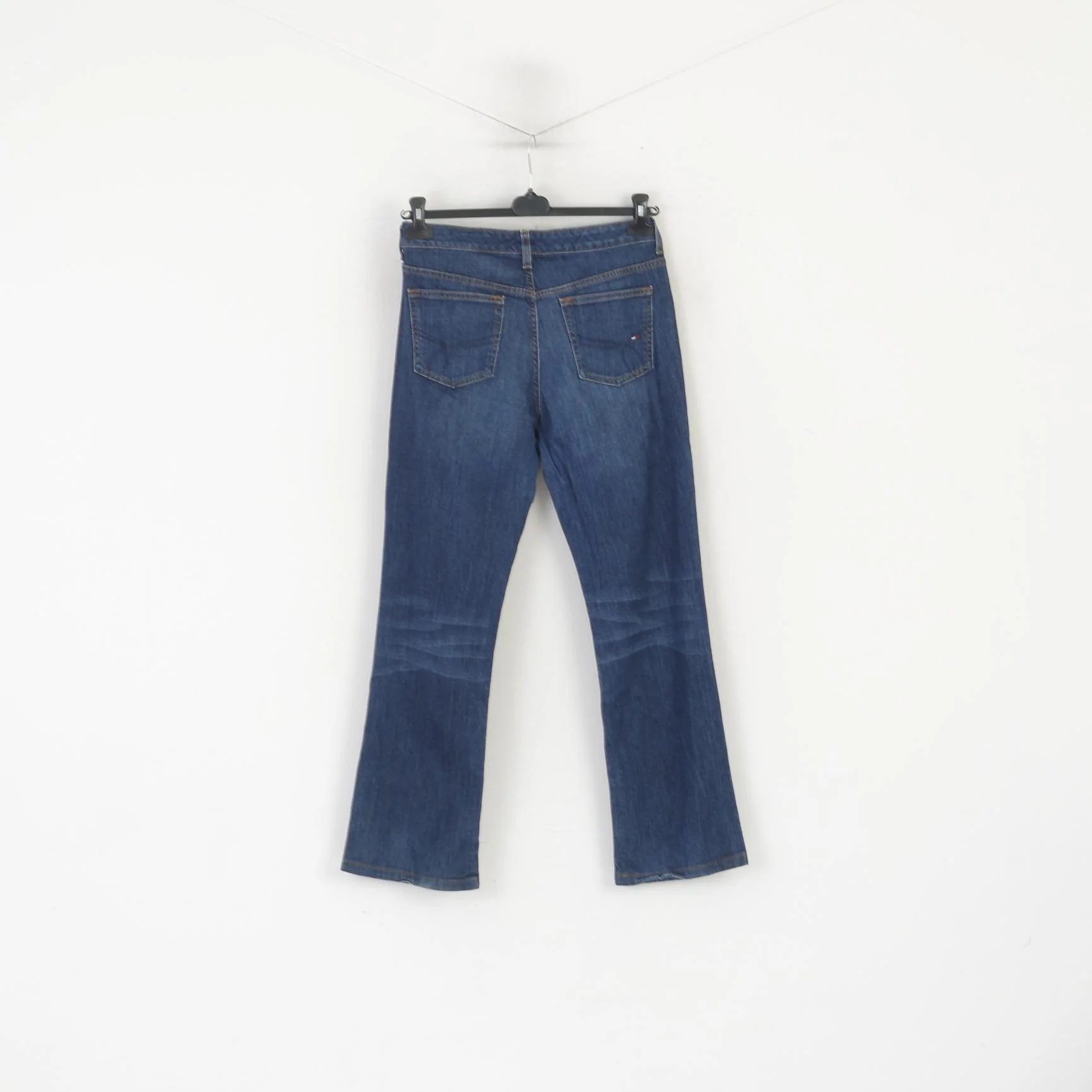 Tommy Hilfiger Women 30 Jeans Trousers Navy Cotton Boyfriend Vintage Pants - Image 8