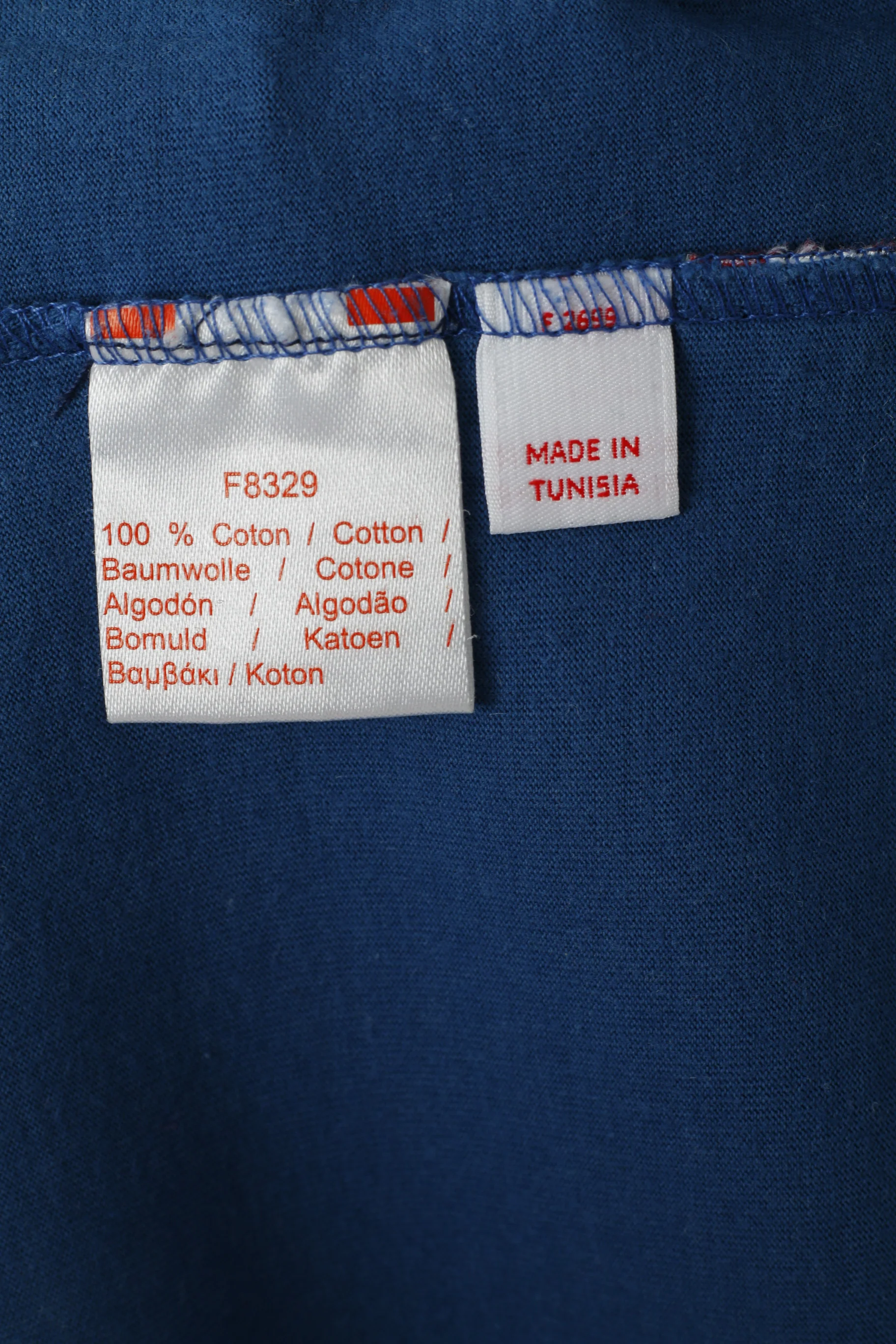 Lacoste Live Men 4 S Shirt Blue Cotton Pocket Crew Neck Classic Top - Image 4