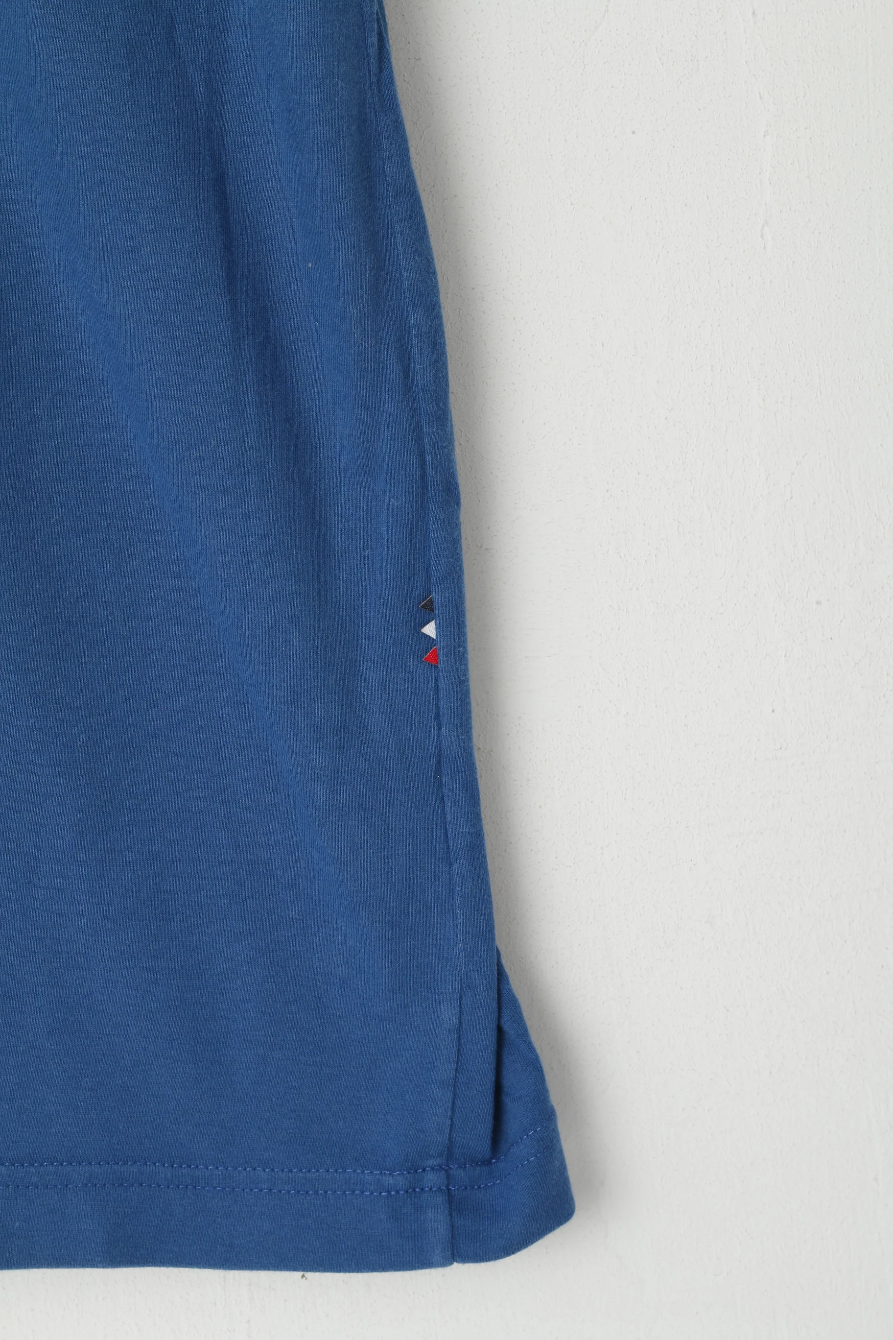 Lacoste Live Men 4 S Shirt Blue Cotton Pocket Crew Neck Classic Top - Image 5