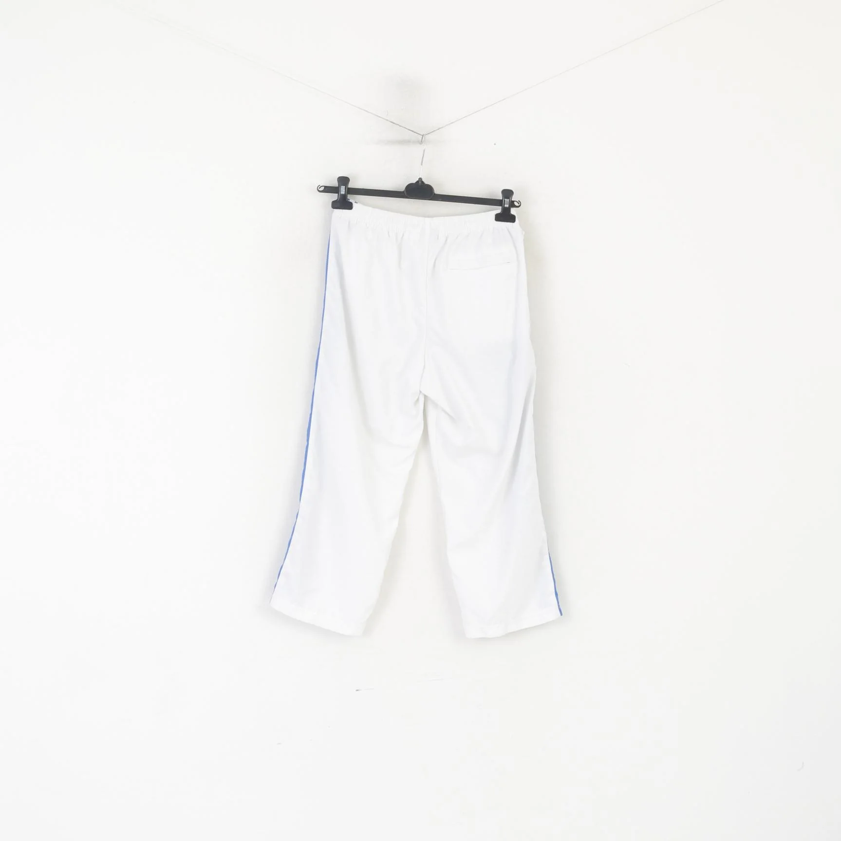 Nike Women 8-10 M Capri Pants White Sportswear Drawstring Waist Shorts - Image 4