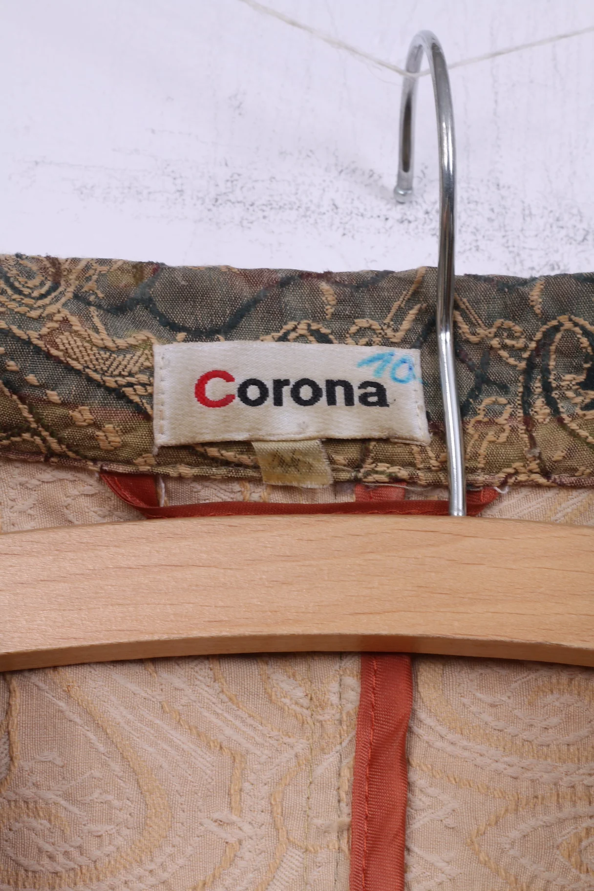 Corona Womens 46 XL Blazer Multicolor Barcco Vintage Shoulder Pads Jacket - Image 4