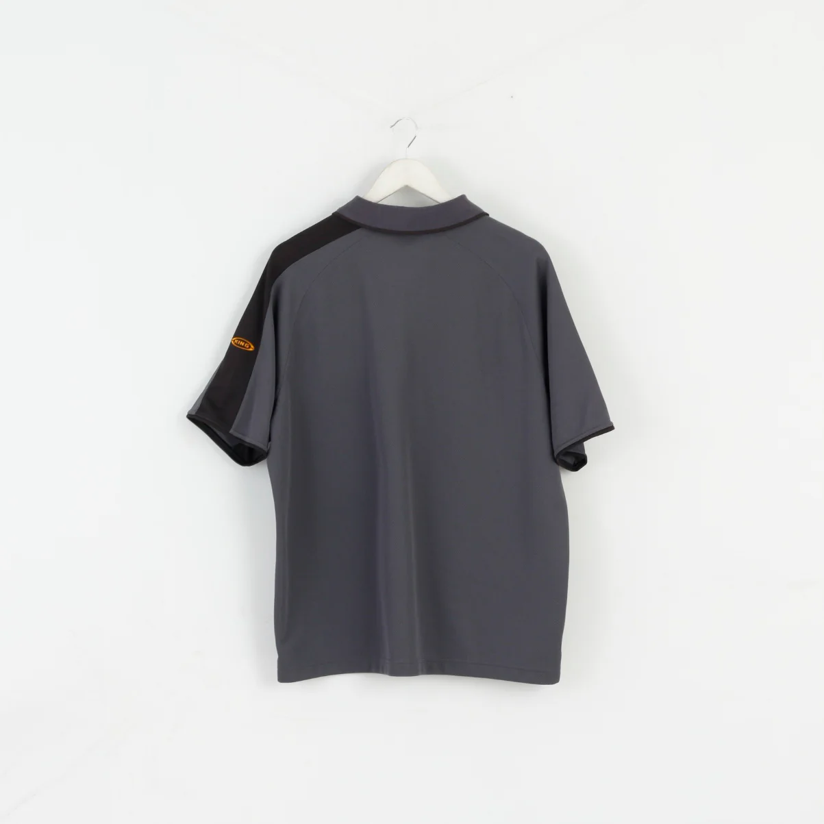 Puma Men XL Polo Shirt Grey Malmo FF Football Sweden Jersey Top - Image 6
