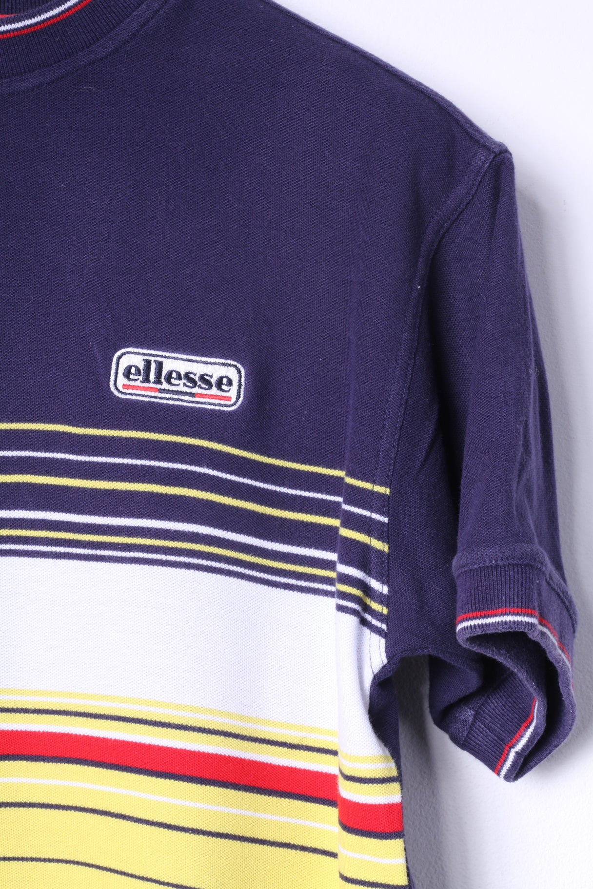 Ellesse Junior Boys XL 158-164 T-Shirt Navy Cotton Logo Retro Classic Tee - Image 3